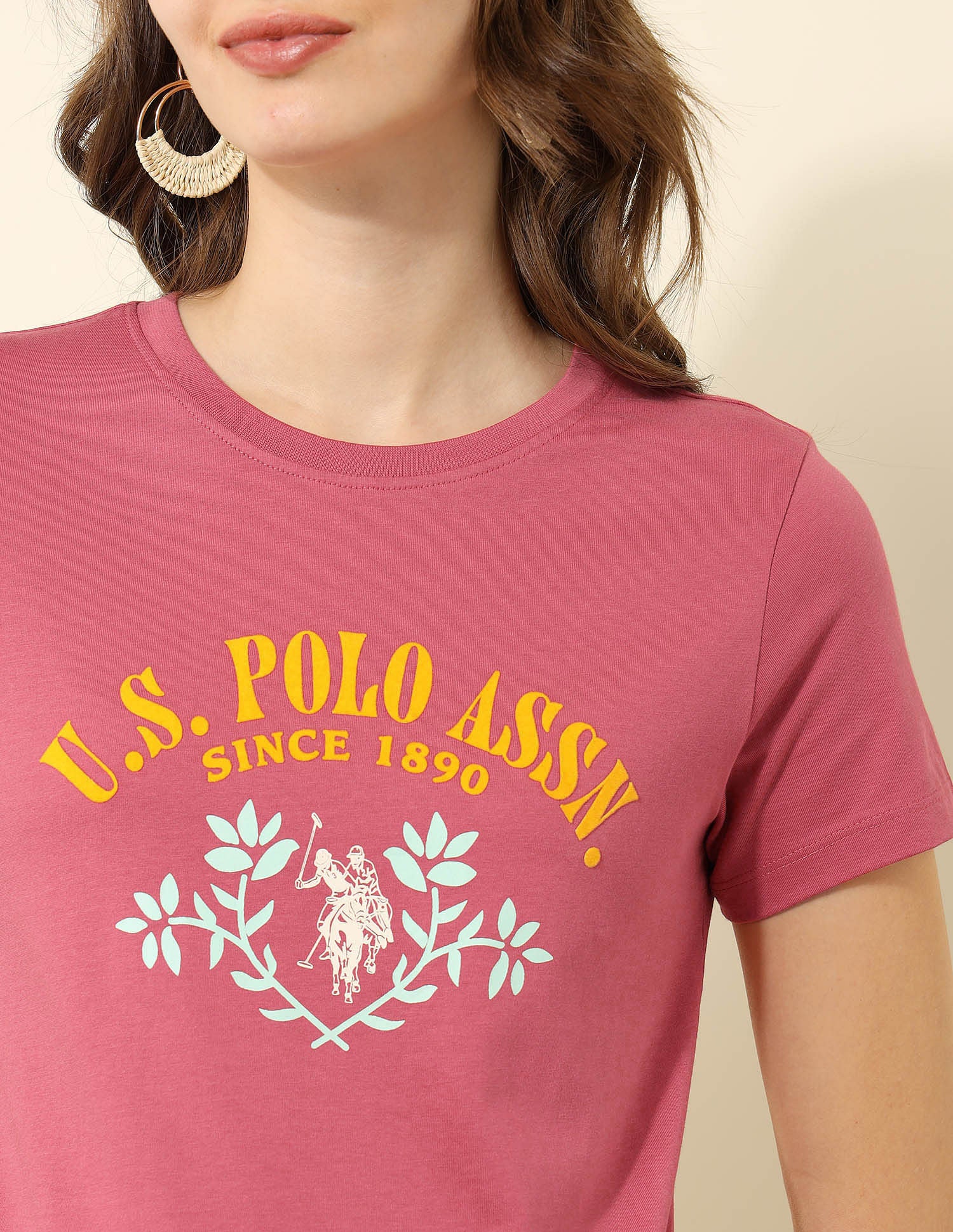 Regular Fit Brand Printed T-Shirt - Image 7
