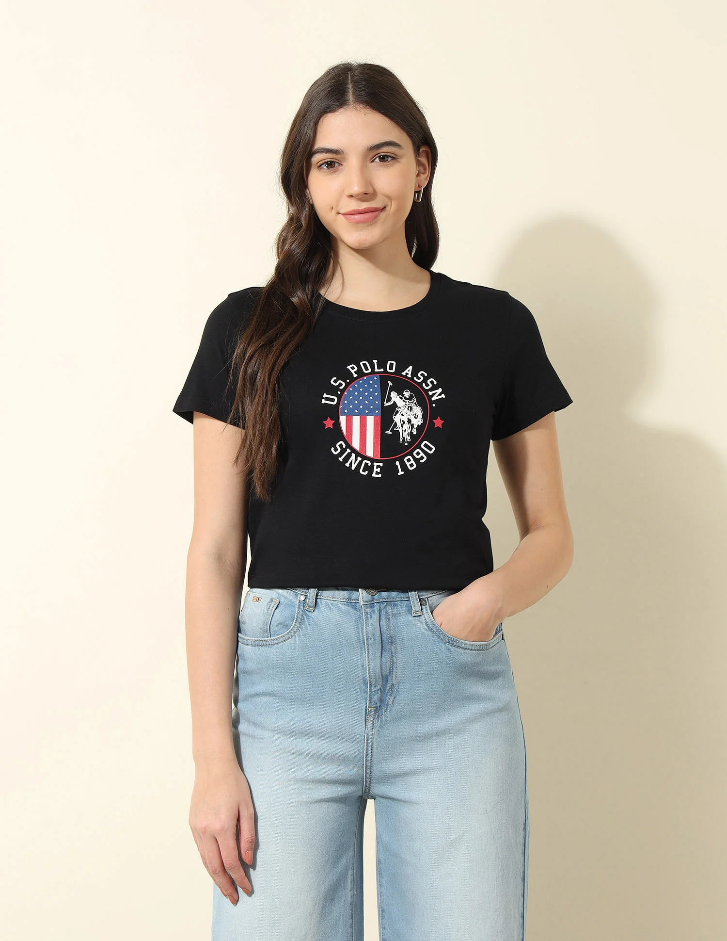 Regular Fit Brand Printed T-Shirt - Image 6