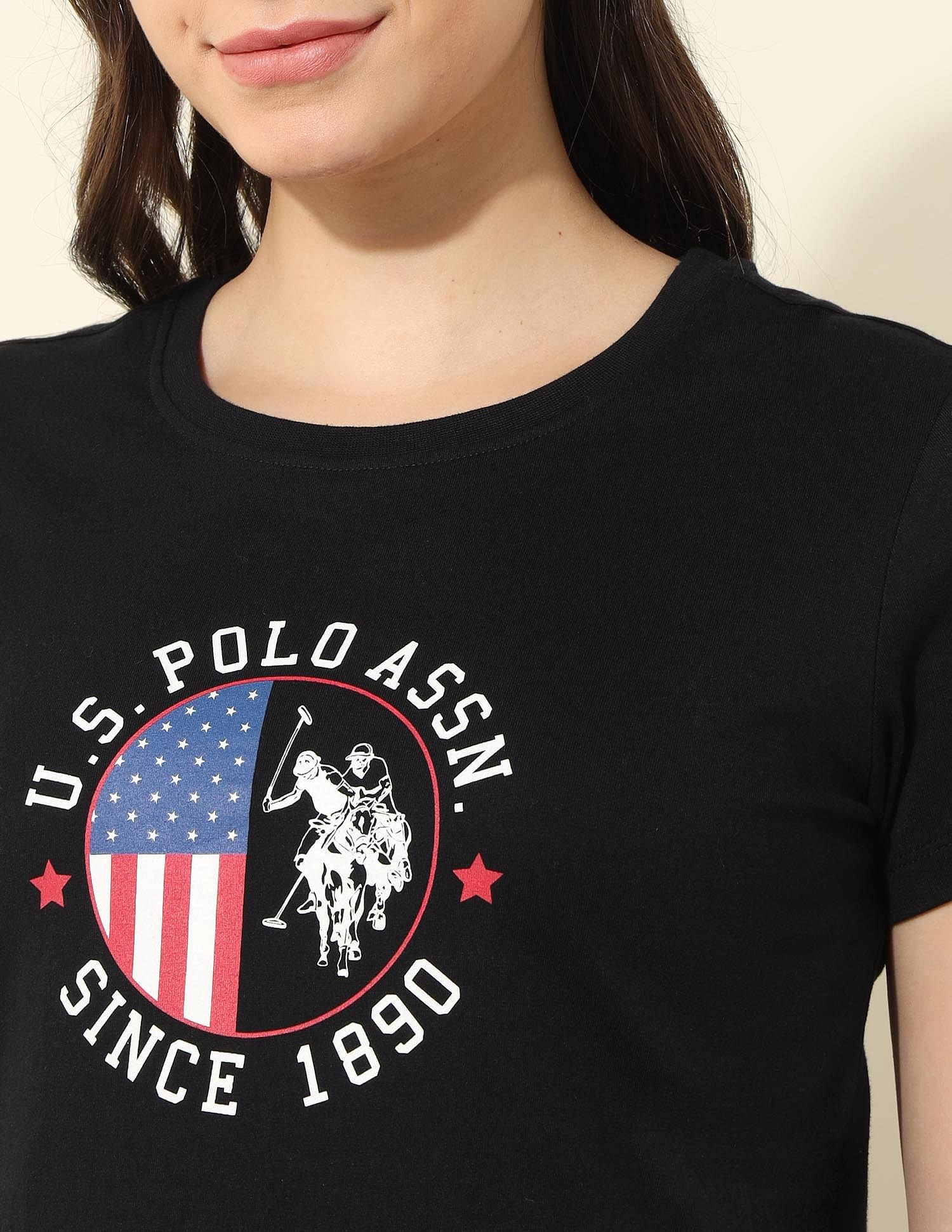 Regular Fit Brand Printed T-Shirt - Image 7