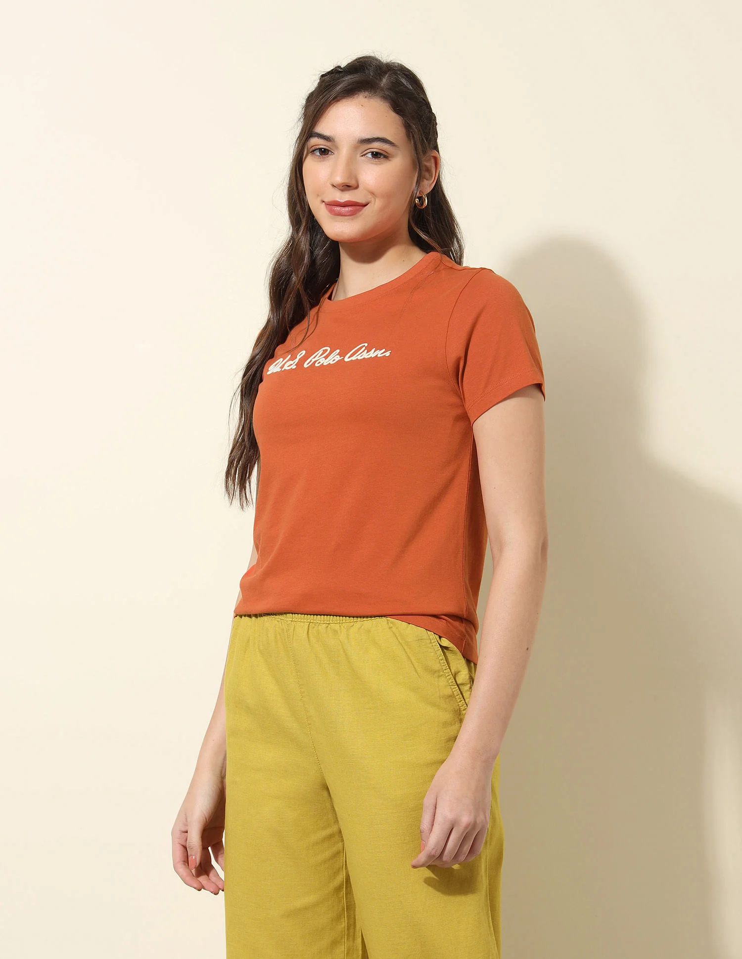 Regular Fit Brand Printed T-Shirt - Image 4