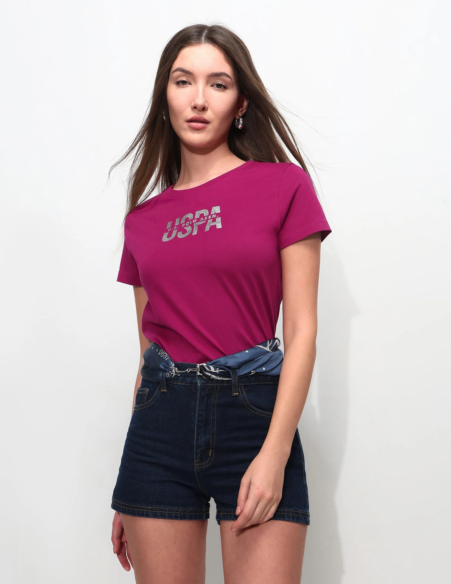 Regular Fit Brand Printed T-Shirt
