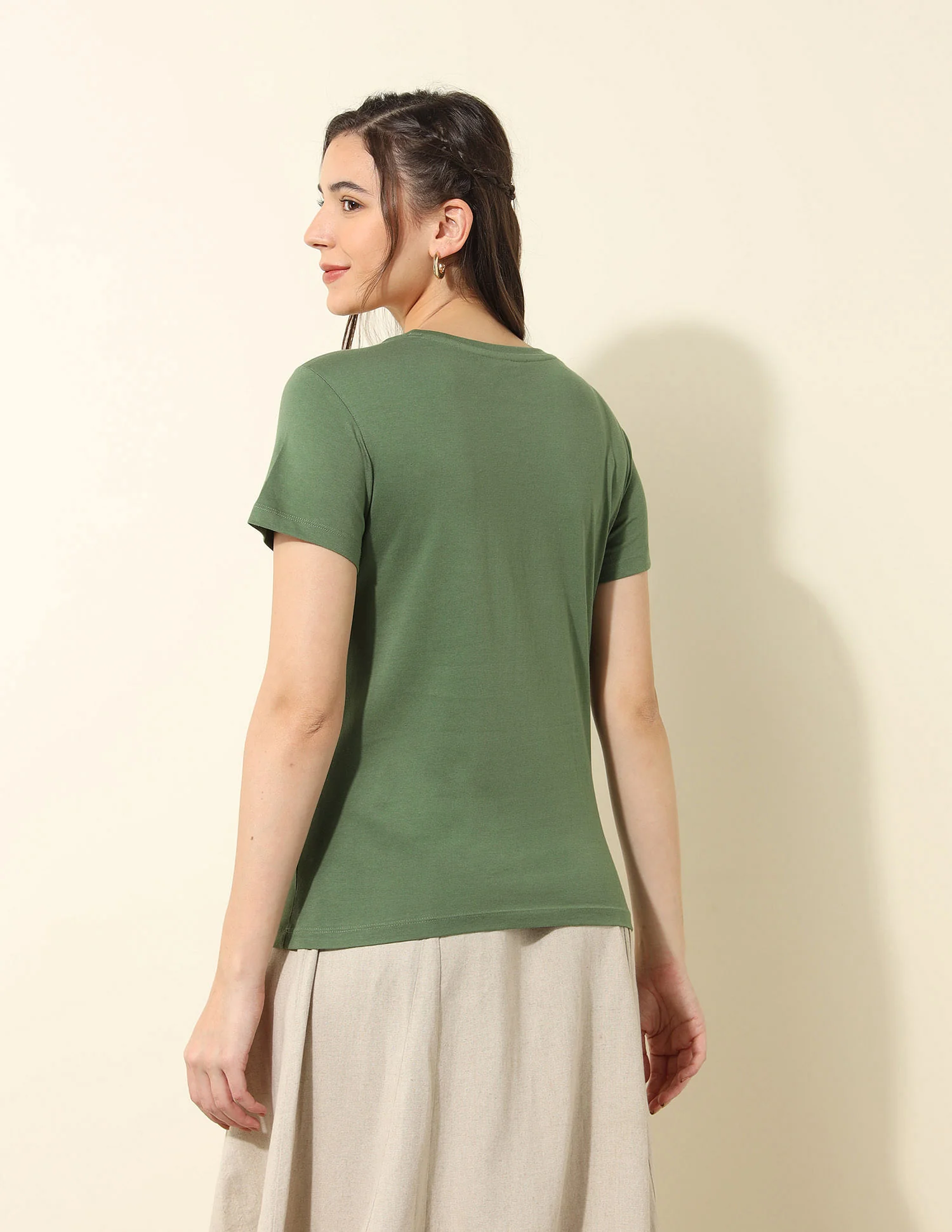 Regular Fit Brand Printed T-Shirt - Image 5