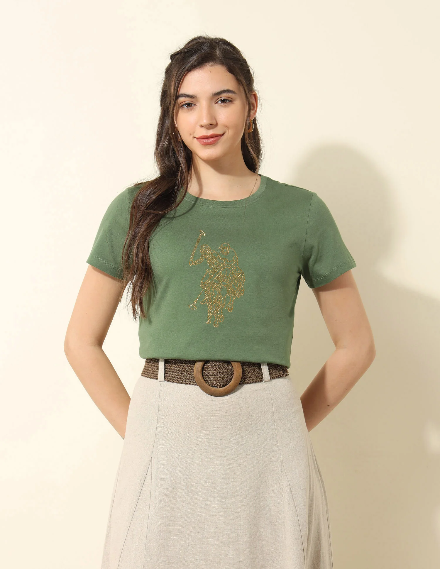 Regular Fit Brand Printed T-Shirt - Image 6