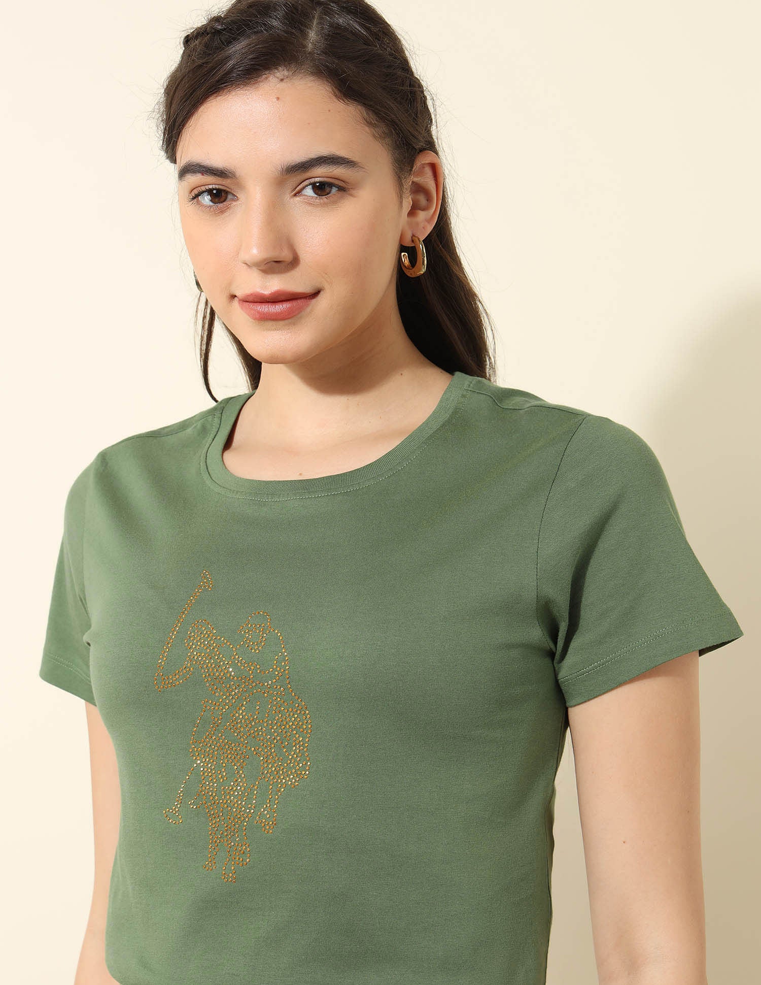 Regular Fit Brand Printed T-Shirt - Image 7