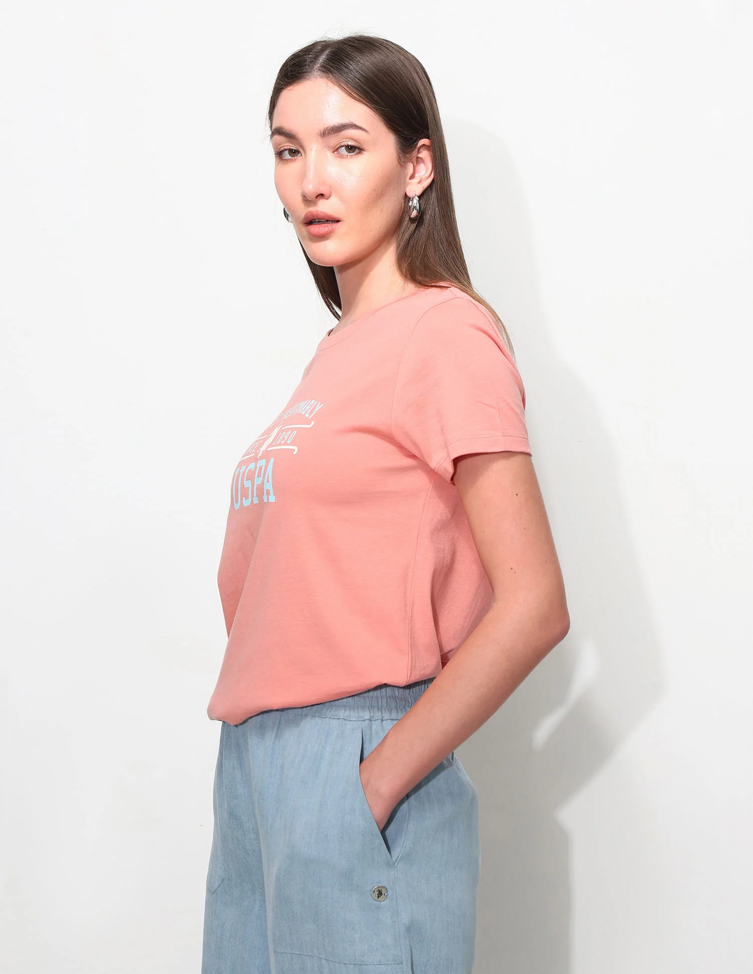Regular Fit Brand Printed T-Shirt - Image 4