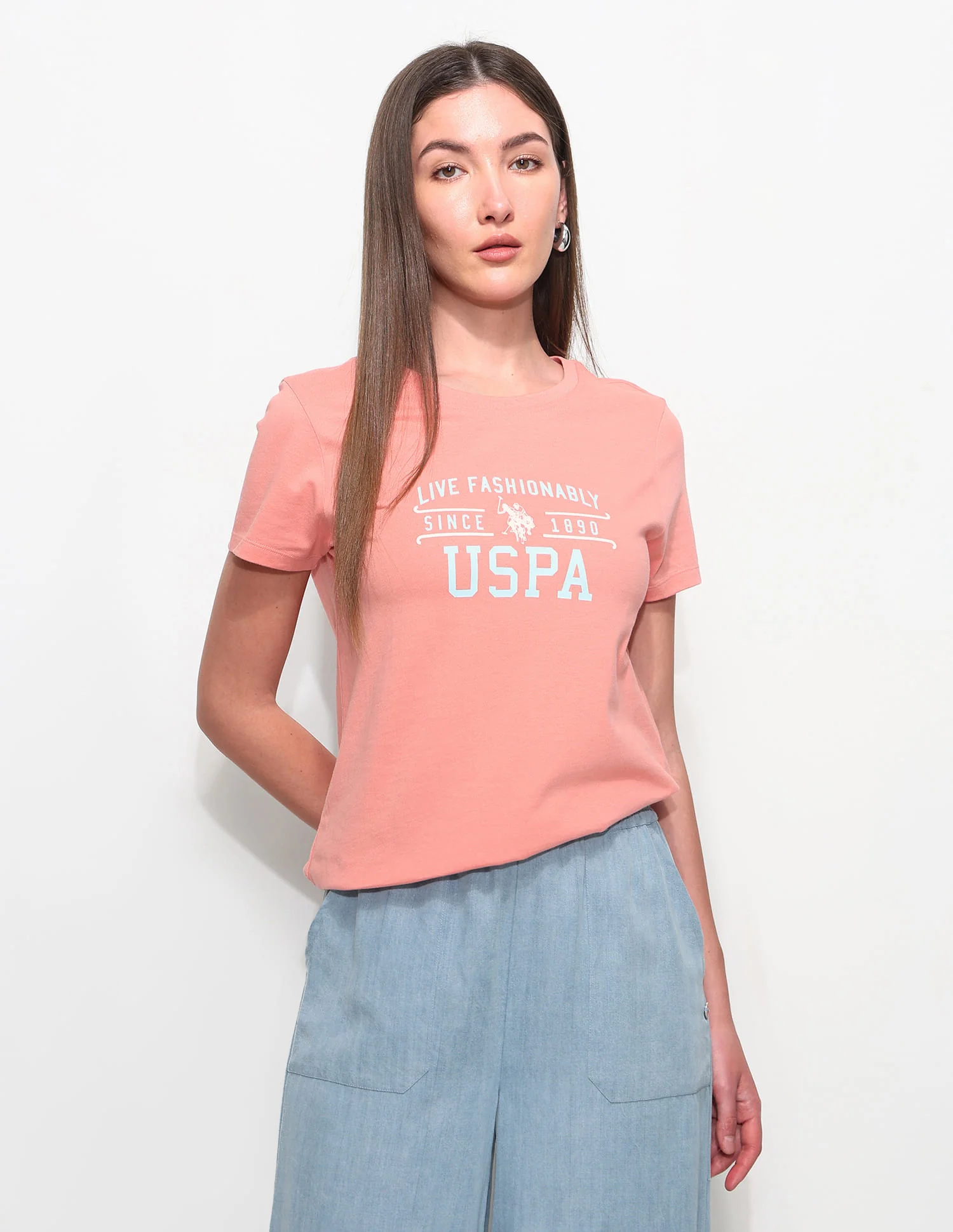 Regular Fit Brand Printed T-Shirt - Image 6