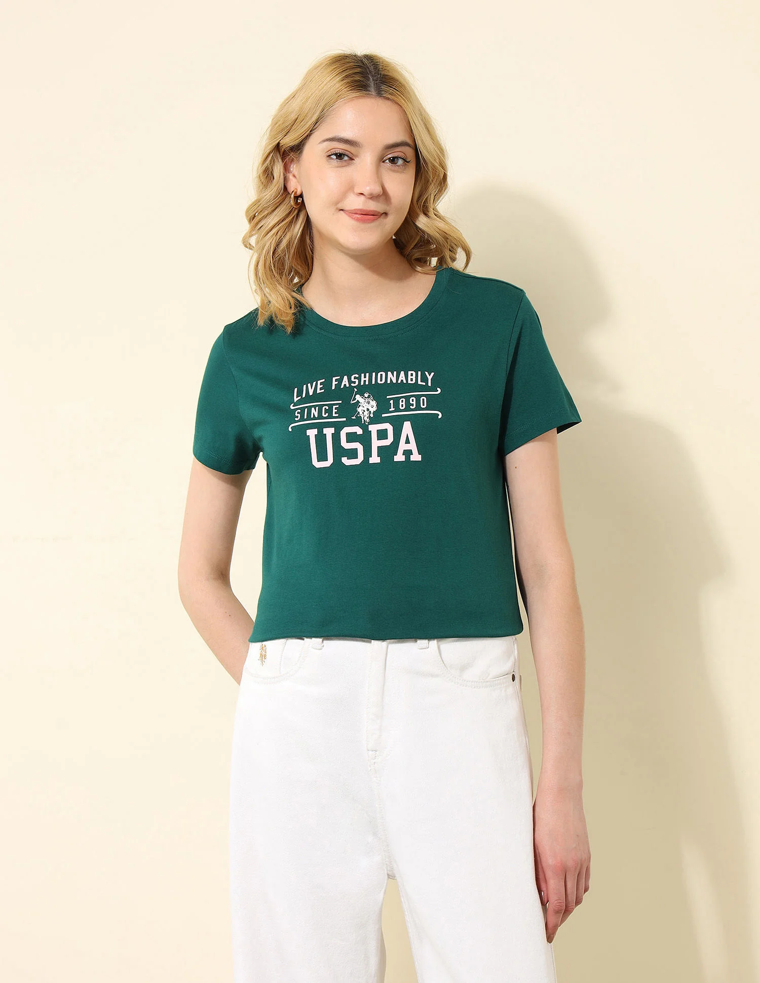 Regular Fit Brand Printed T-Shirt - Image 10