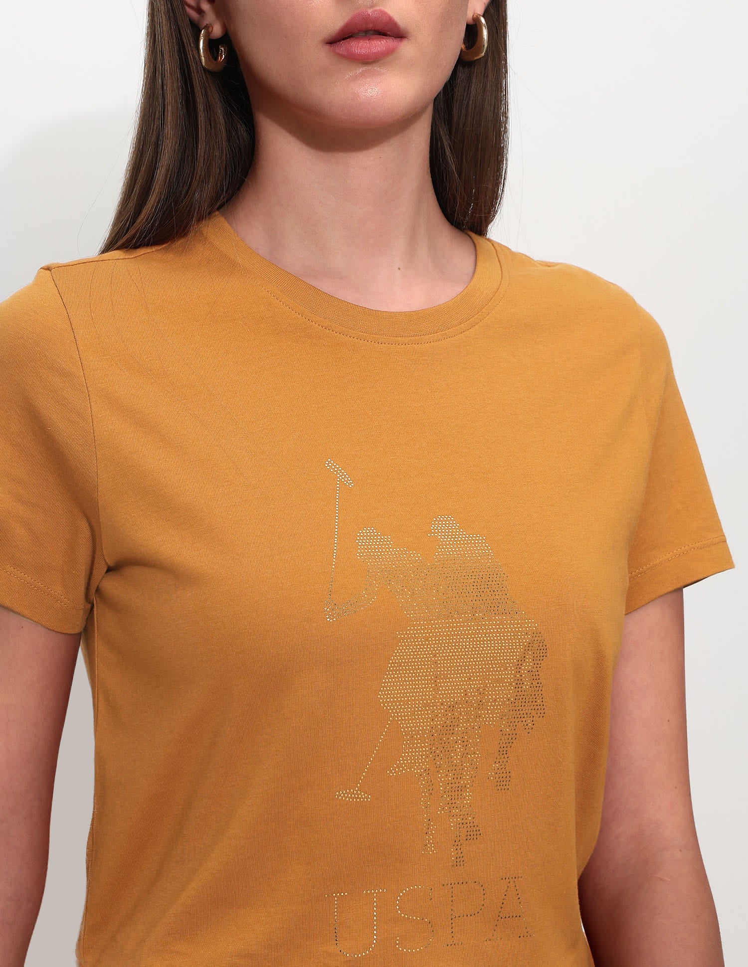 Regular Fit Brand Printed T-Shirt - Image 7
