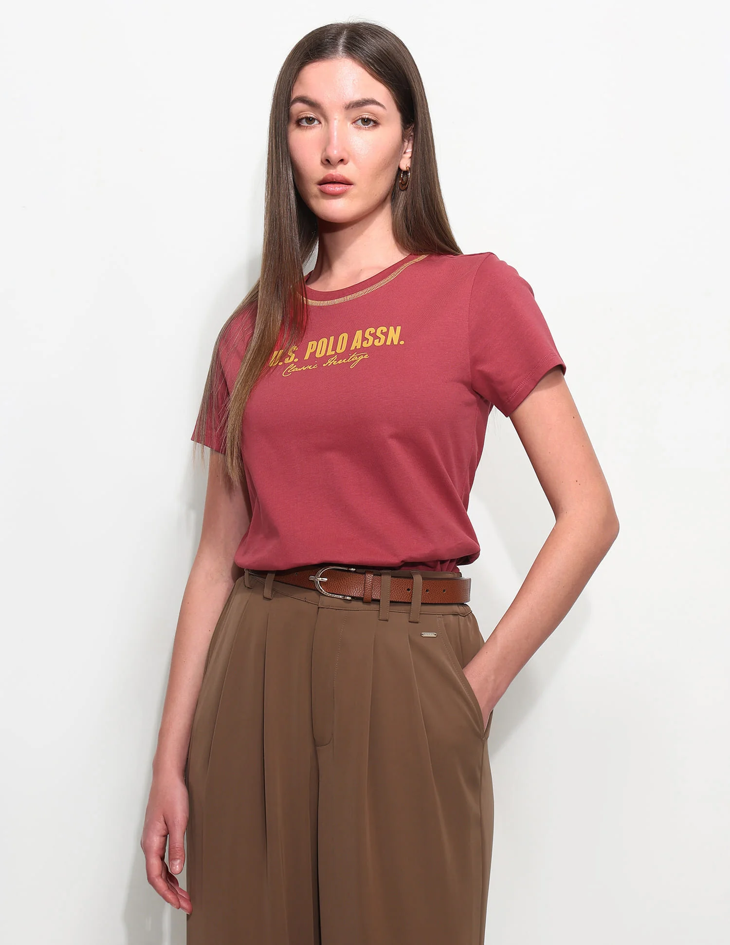 Regular Fit Brand Printed T-Shirt - Image 4