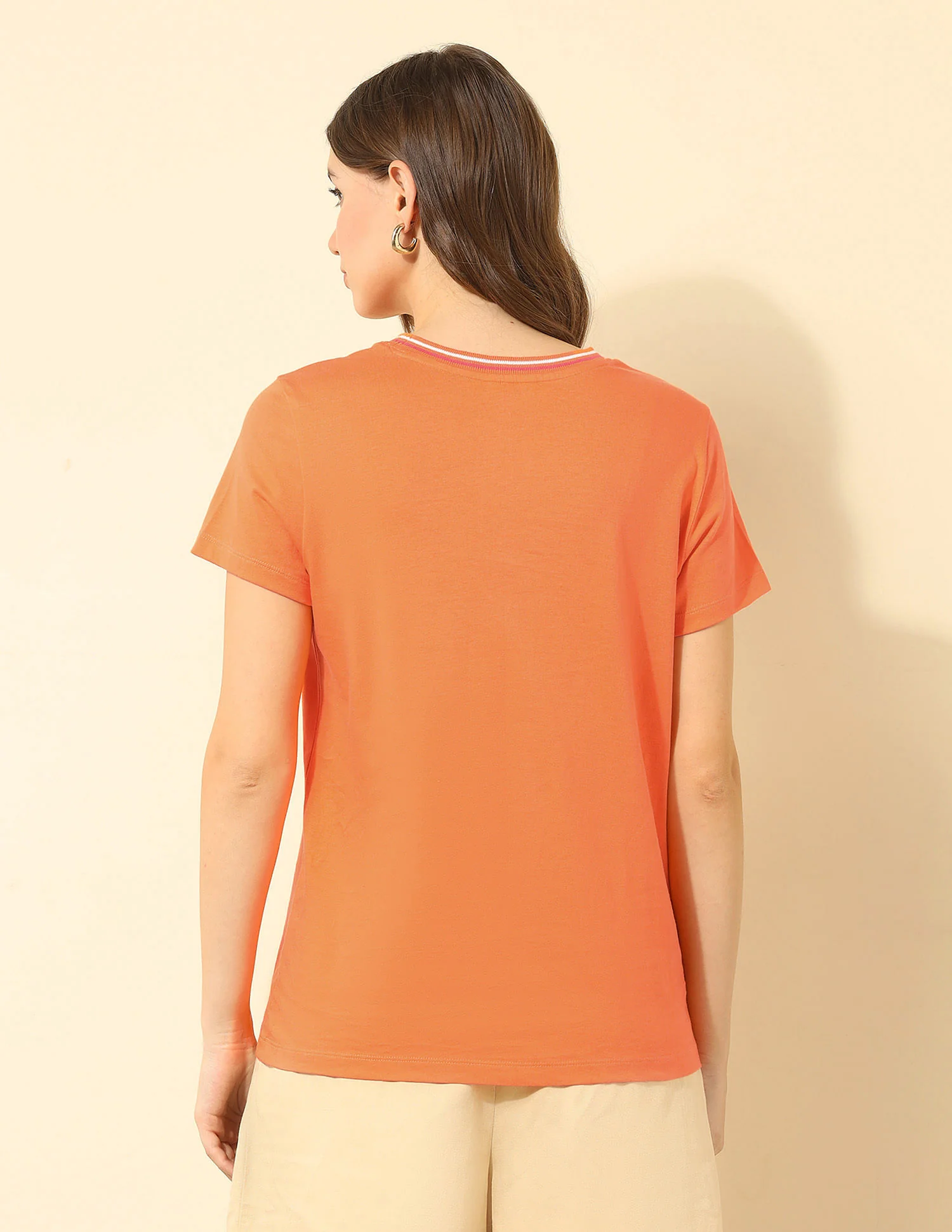 Regular Fit Brand Printed T-Shirt - Image 5