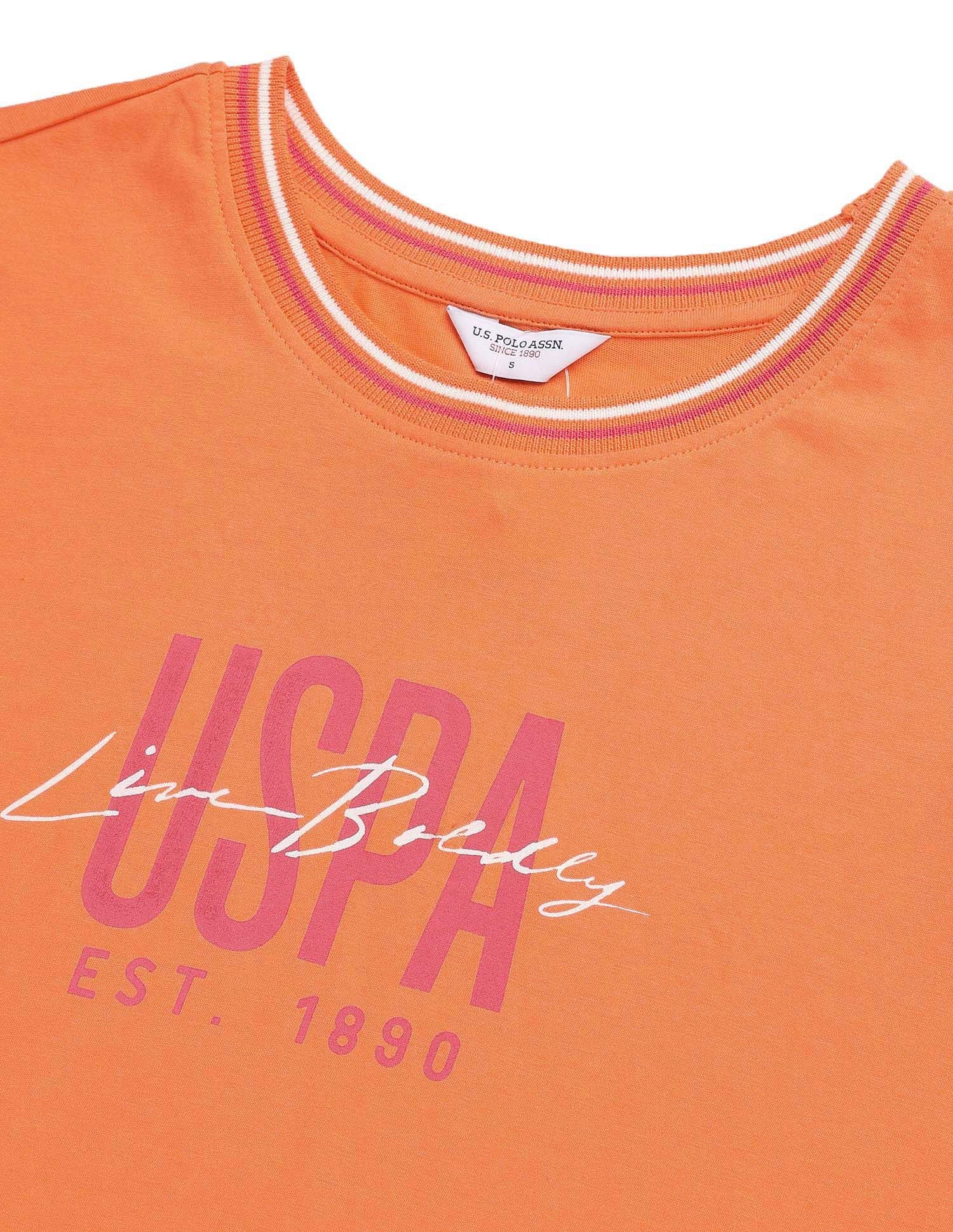 Regular Fit Brand Printed T-Shirt - Image 8