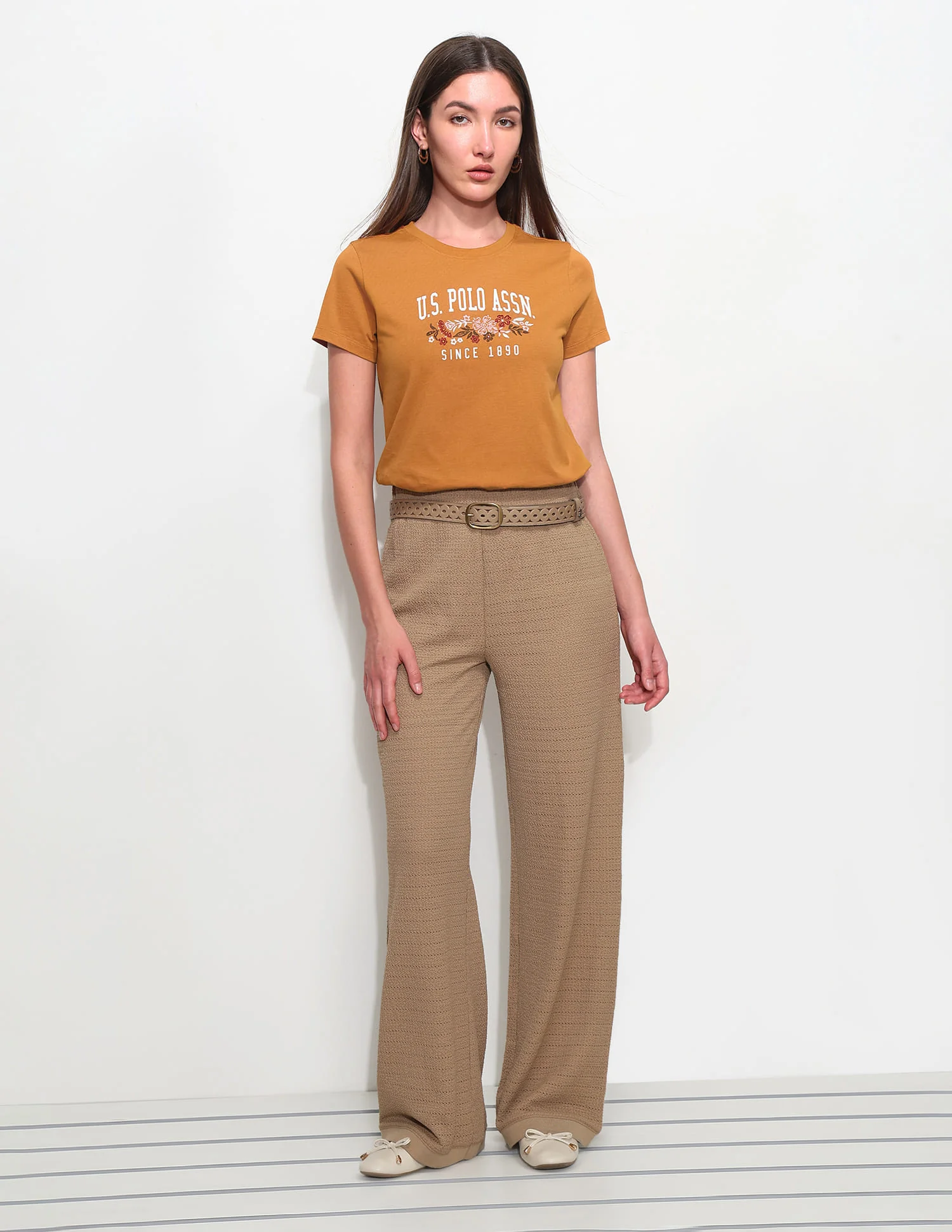 Regular Fit Brand Printed T-Shirt - Image 10