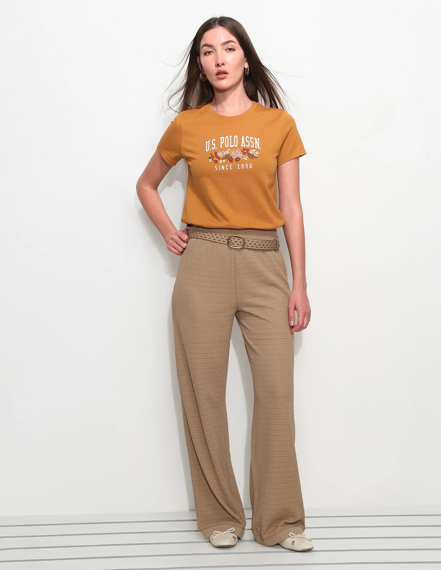 Regular Fit Brand Printed T-Shirt - Image 3