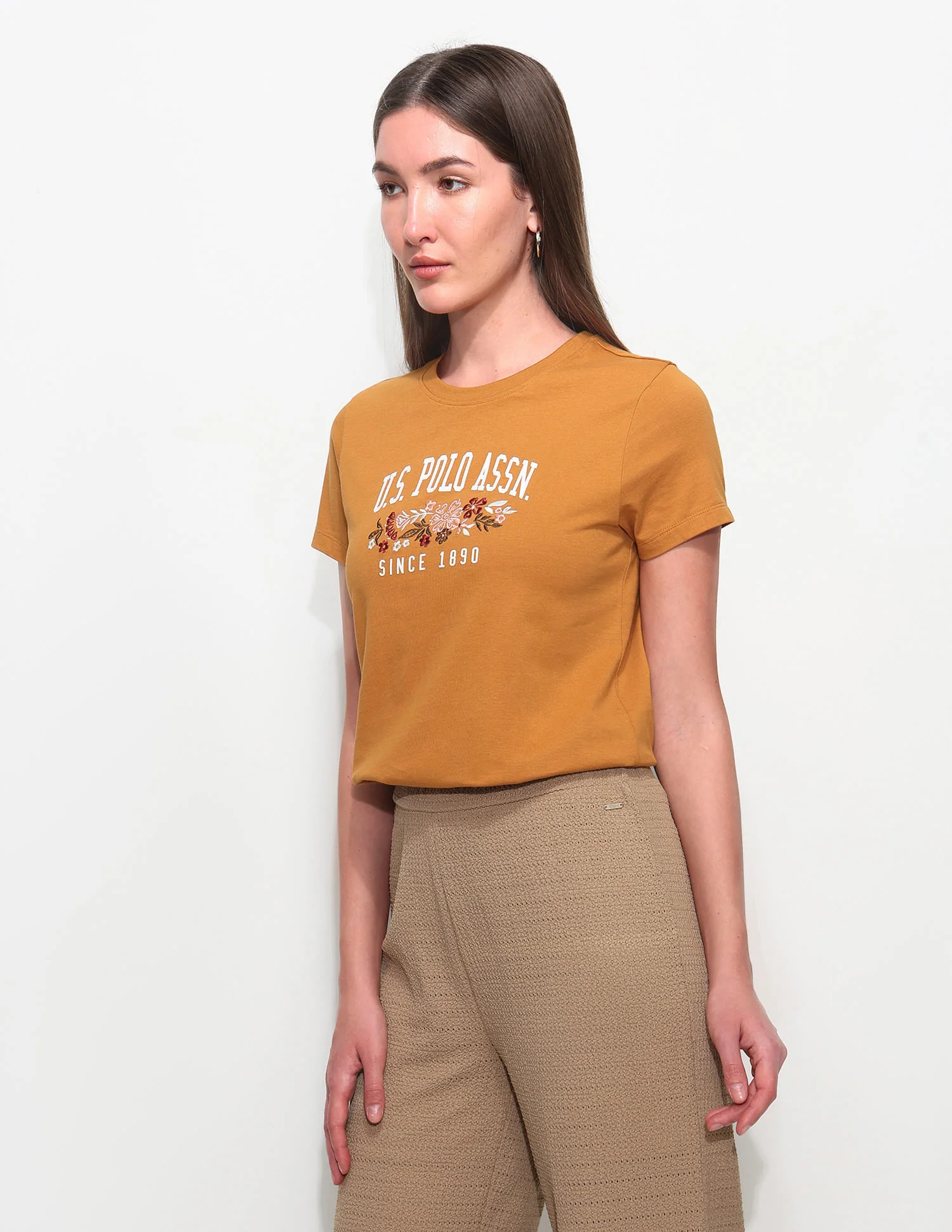 Regular Fit Brand Printed T-Shirt - Image 4