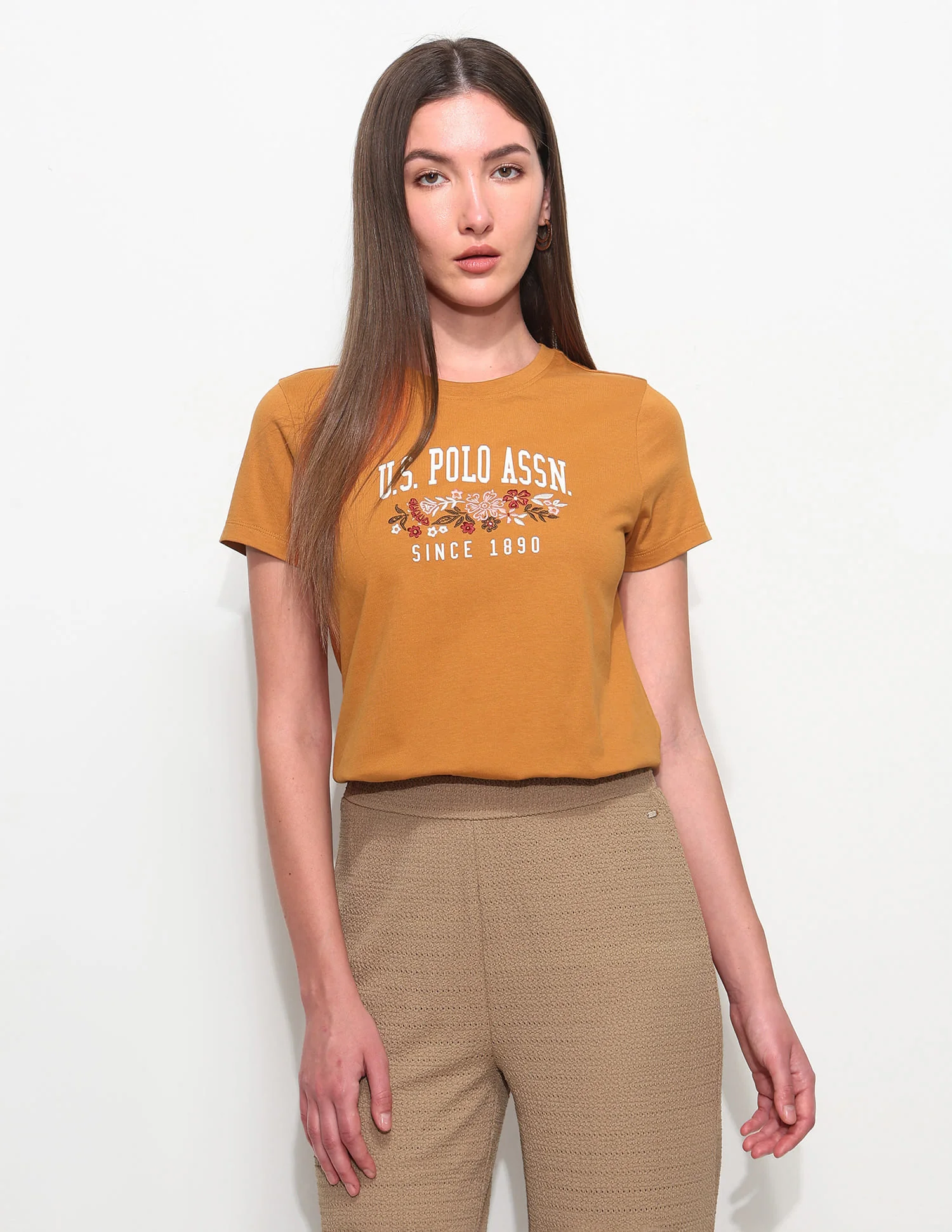 Regular Fit Brand Printed T-Shirt - Image 6