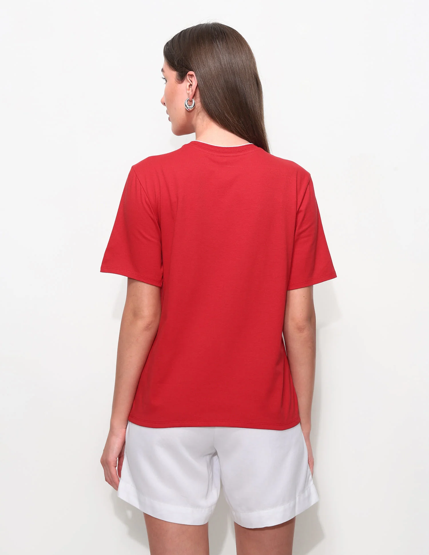 Regular Fit Brand Printed T-Shirt - Image 5