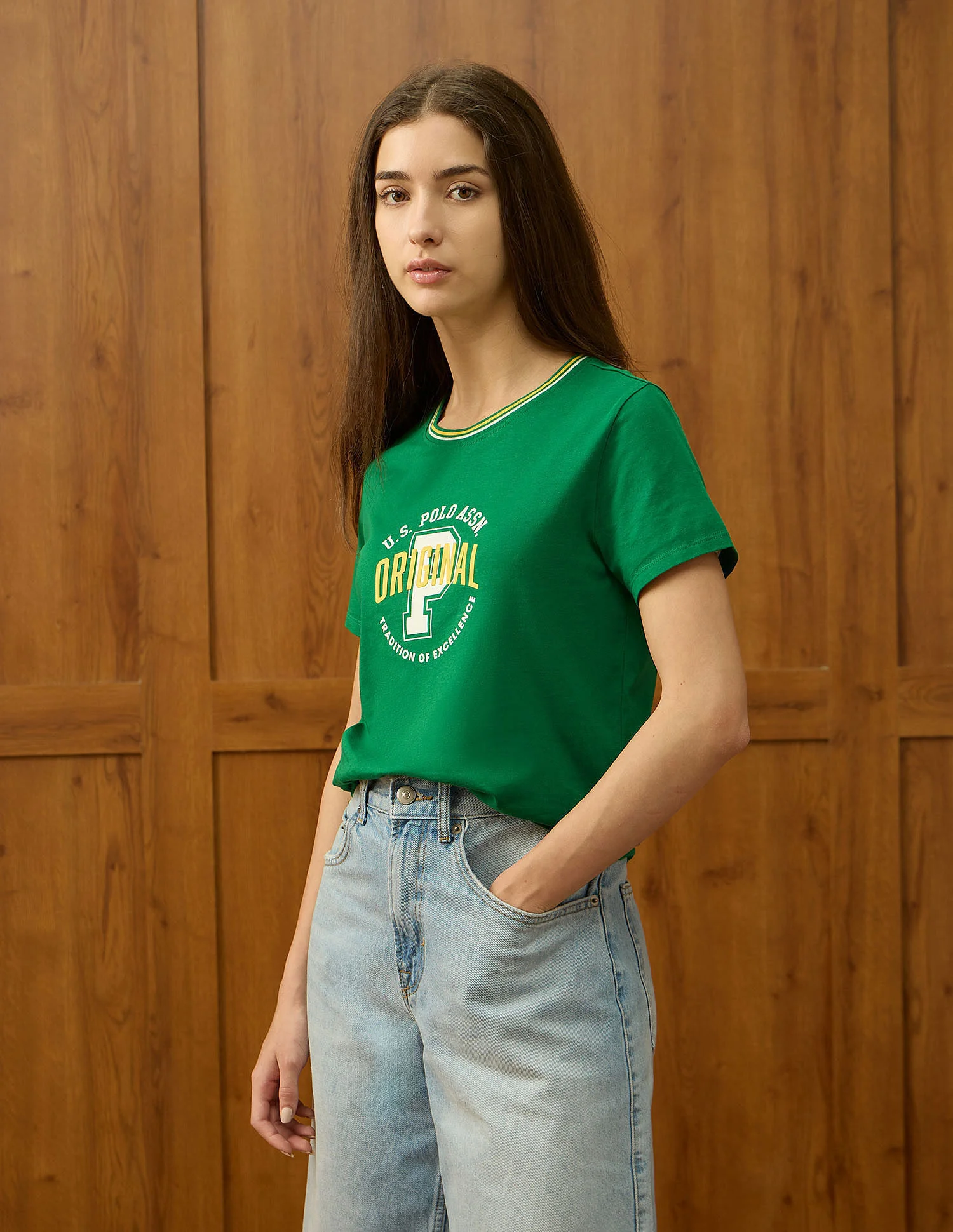 Regular Fit Brand Printed T-Shirt - Image 4
