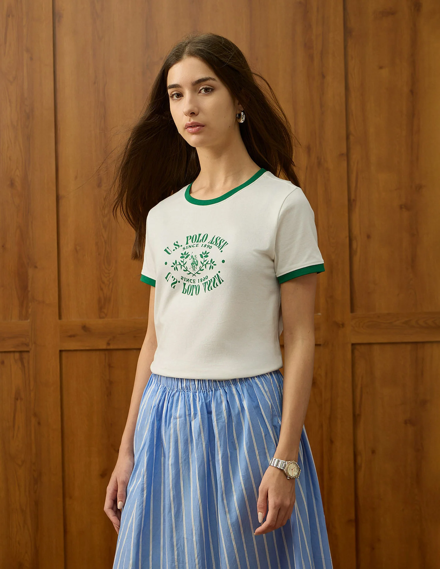 Regular Fit Brand Printed T-Shirt - Image 4