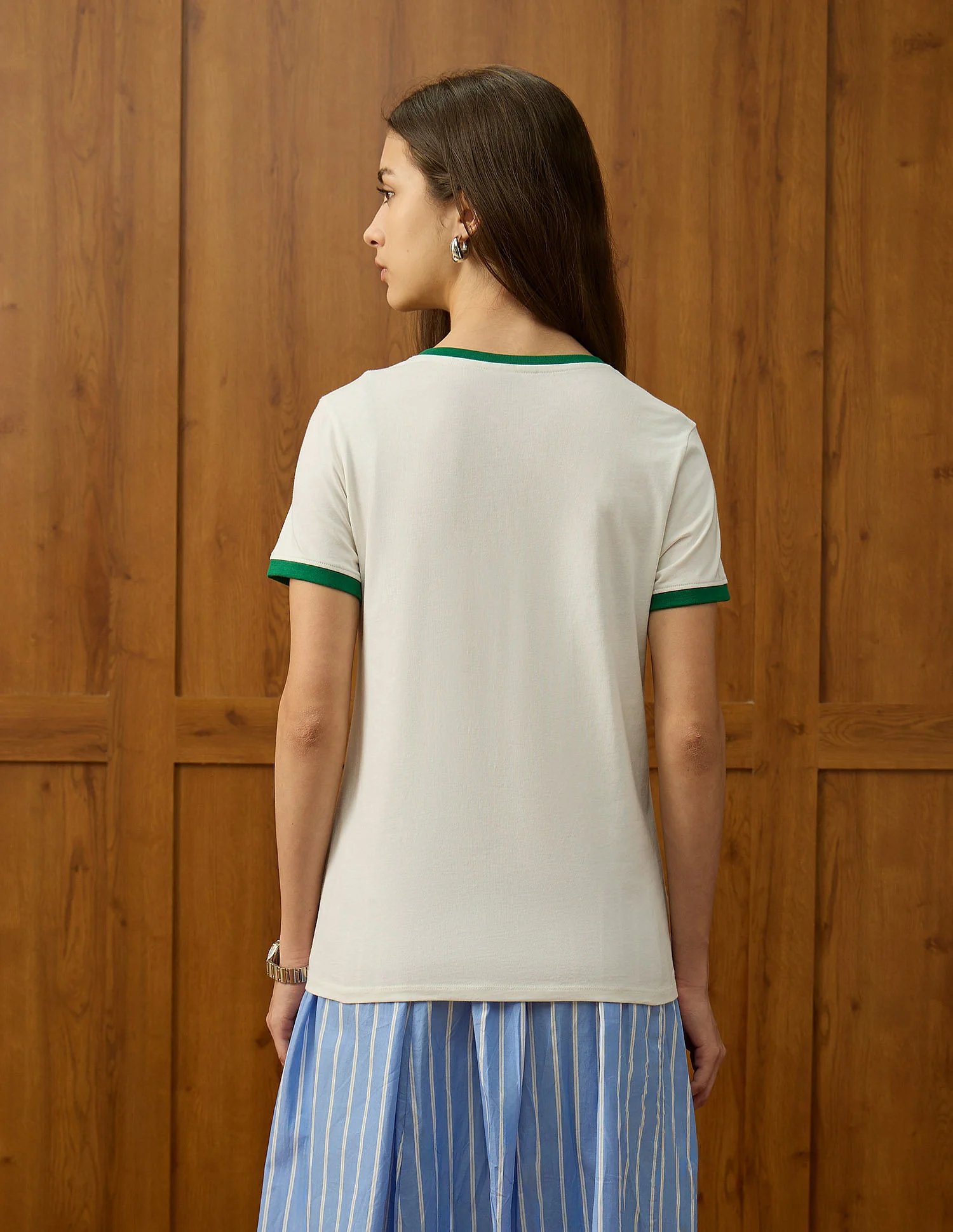 Regular Fit Brand Printed T-Shirt - Image 5