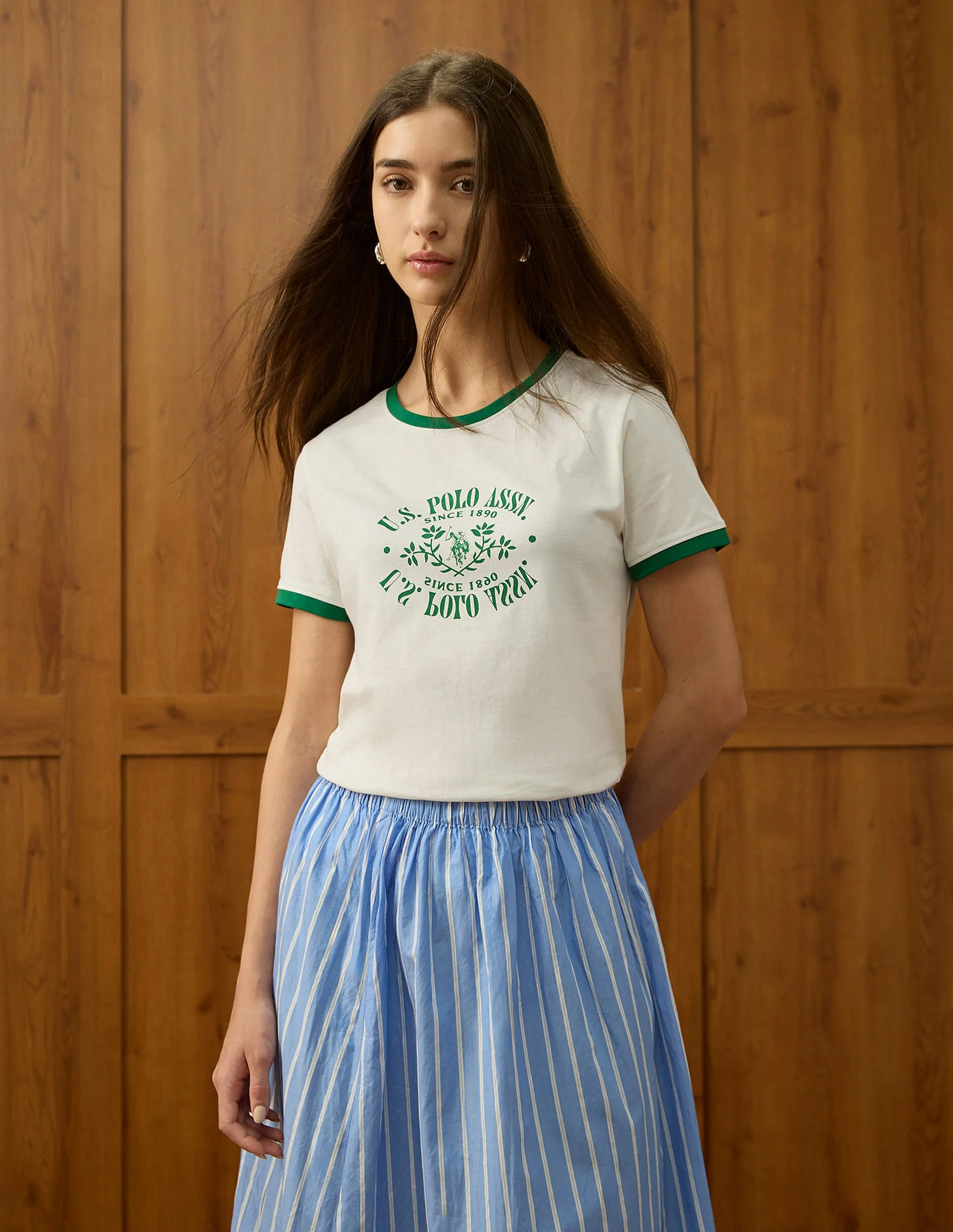 Regular Fit Brand Printed T-Shirt - Image 6