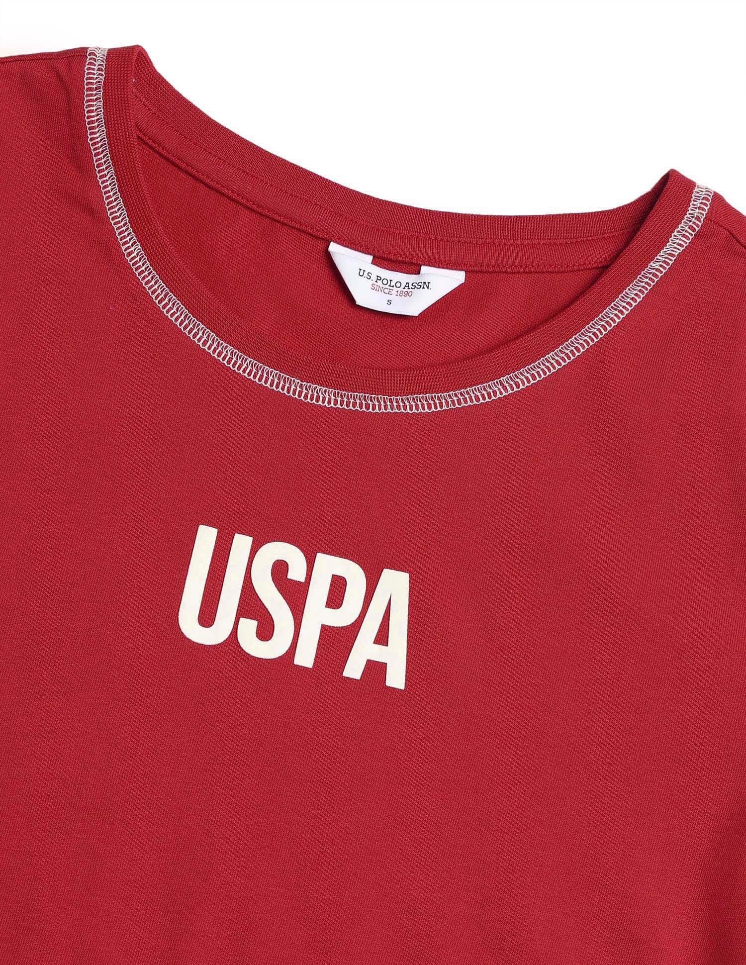 Regular Fit Brand Printed T-Shirt - Image 8