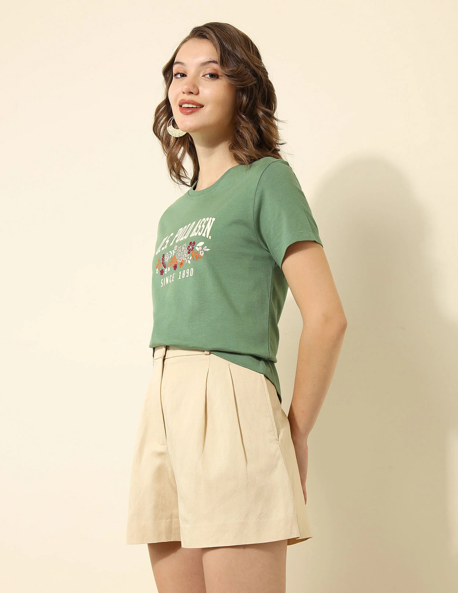 Regular Fit Brand Printed T-shirt - Image 4