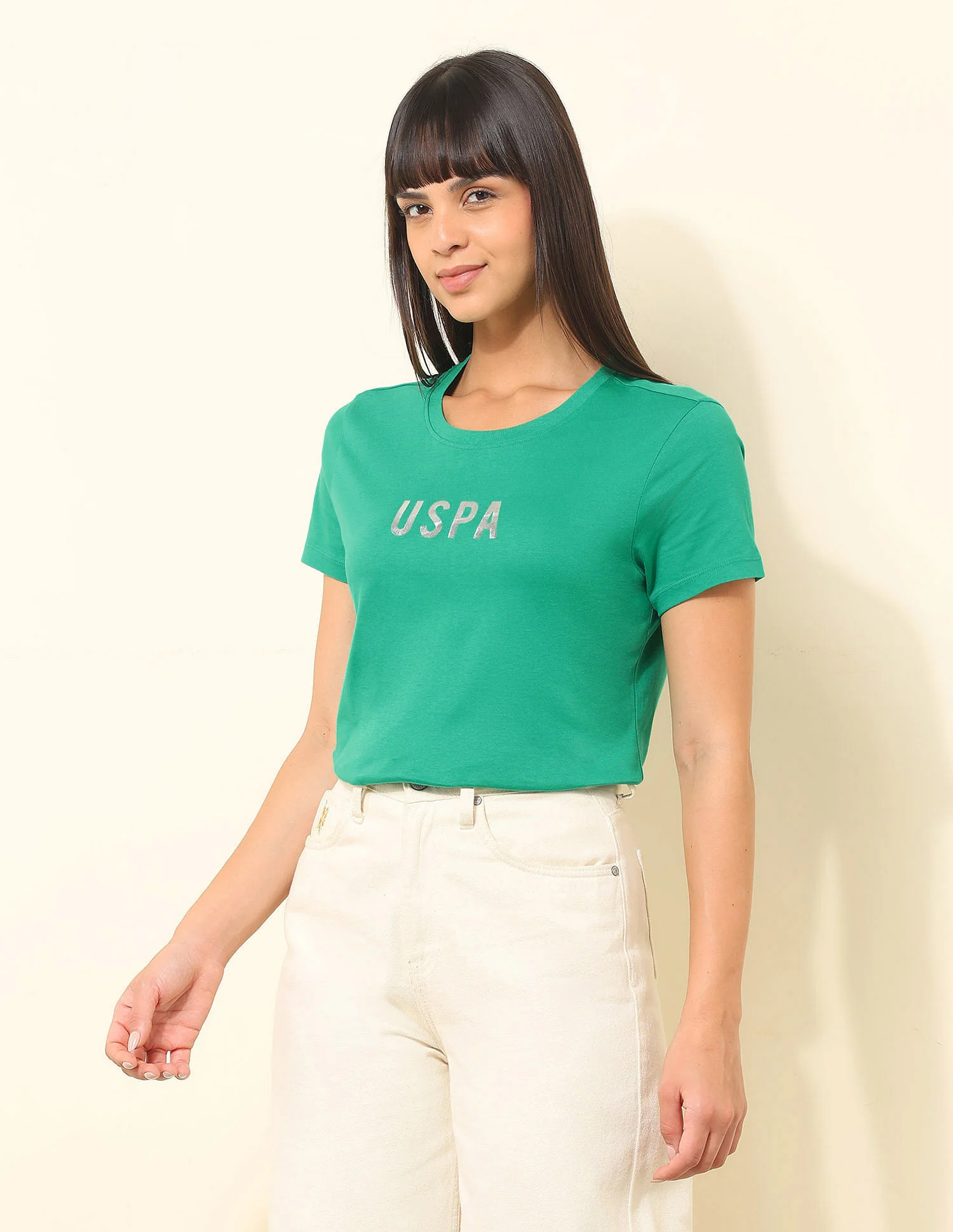 Regular Fit Brand Printed T-Shirt - Image 4