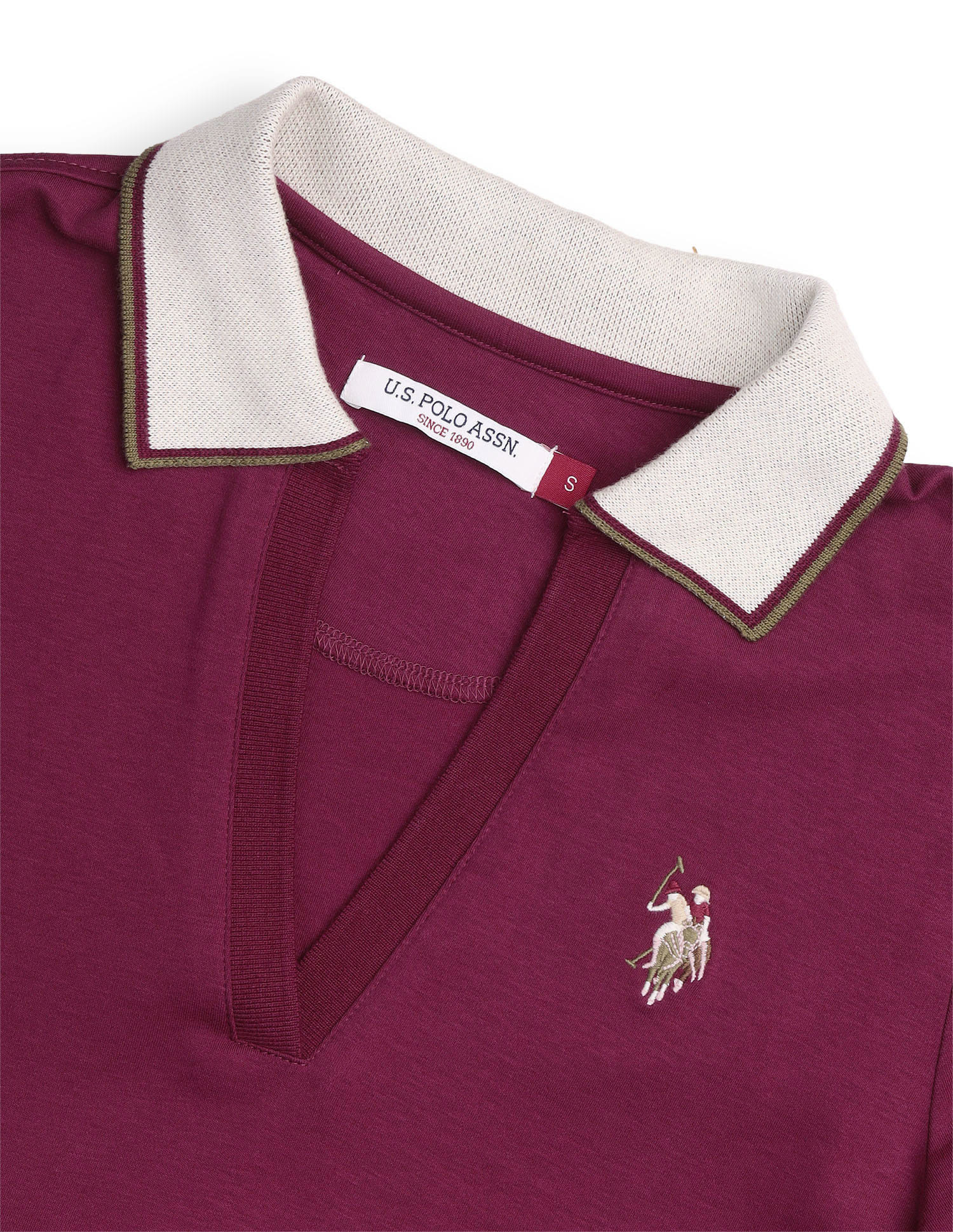 Regular Fit Contrast Collar Polo Shirt - Image 8