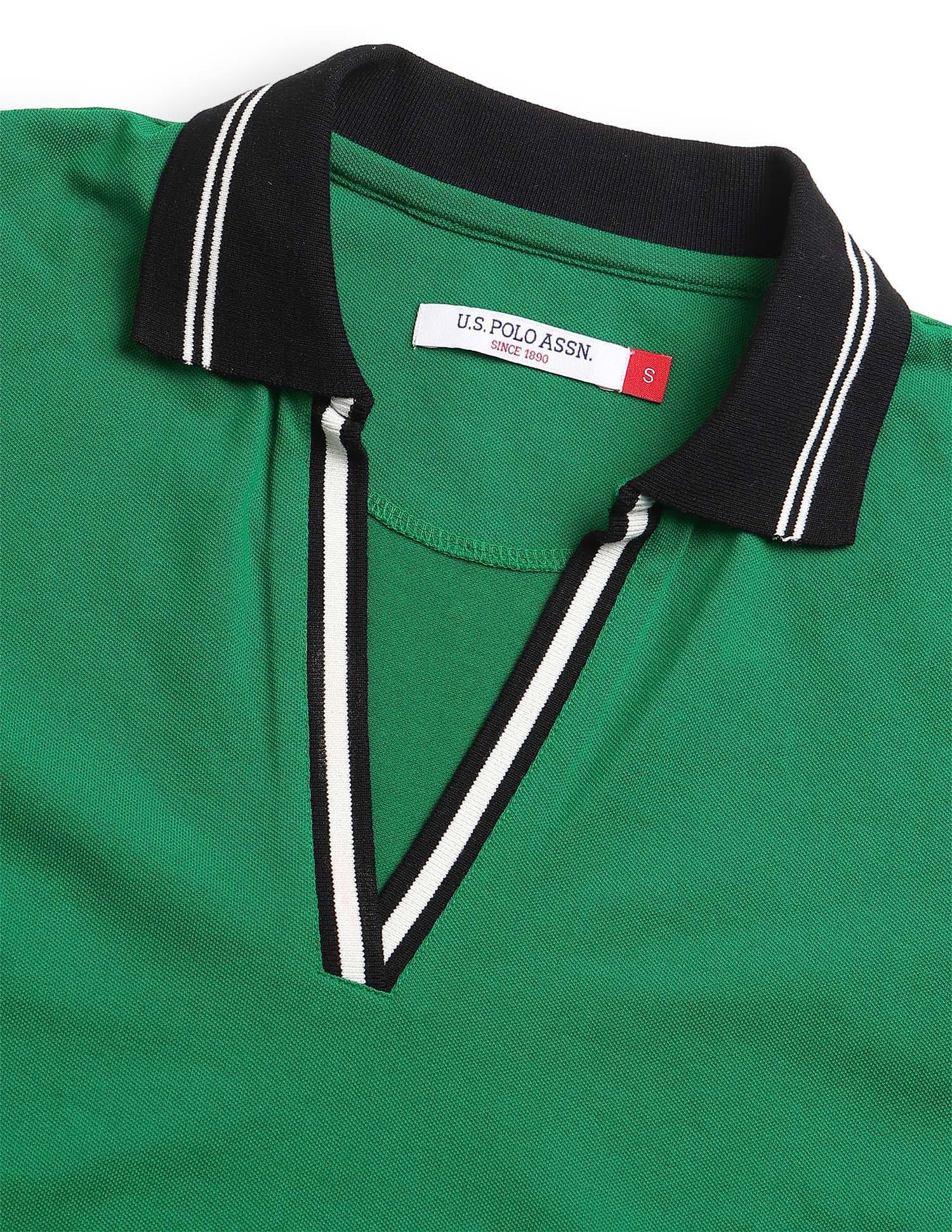 Regular Fit Contrast Collar Polo Shirt - Image 8