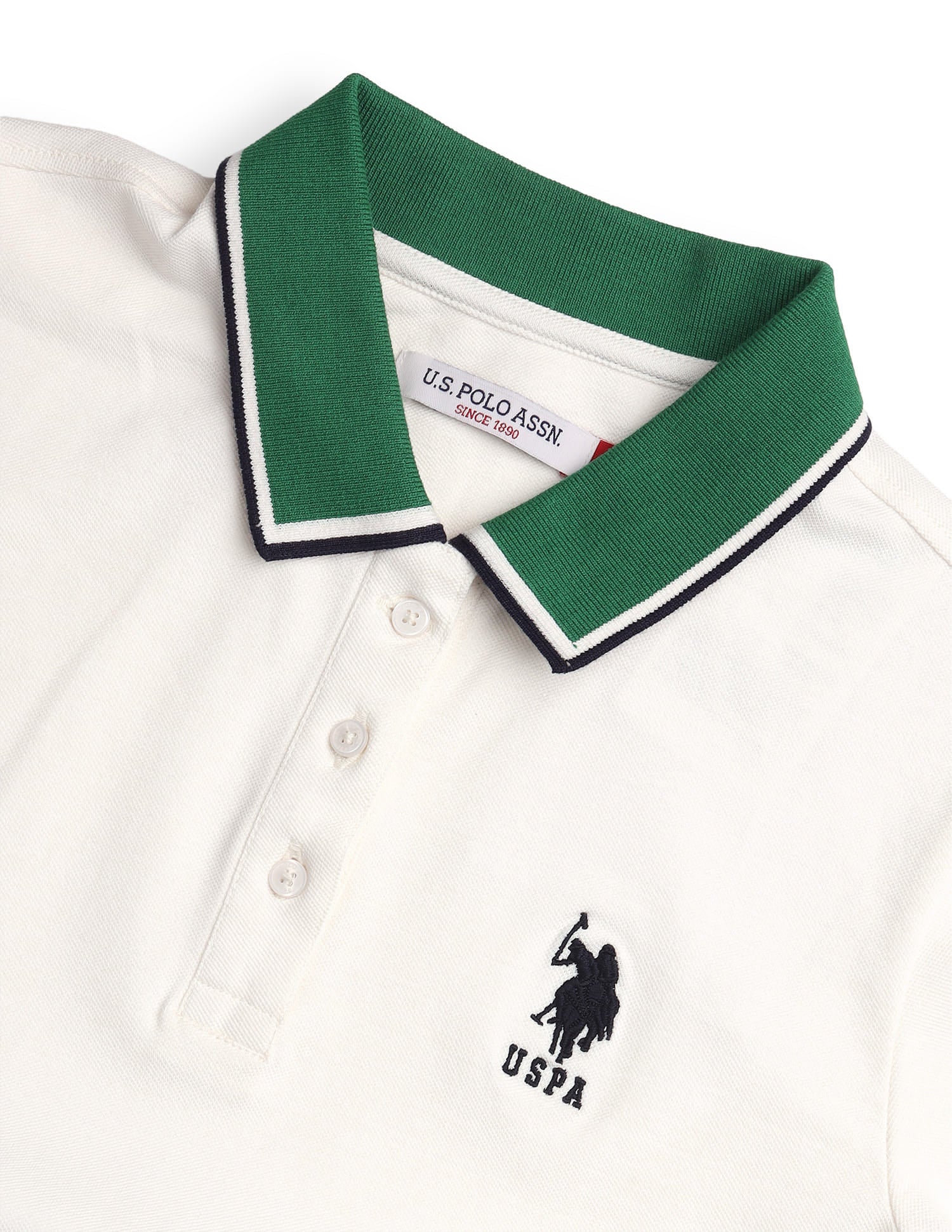 Regular Fit Contrast Collar Polo Shirt - Image 8