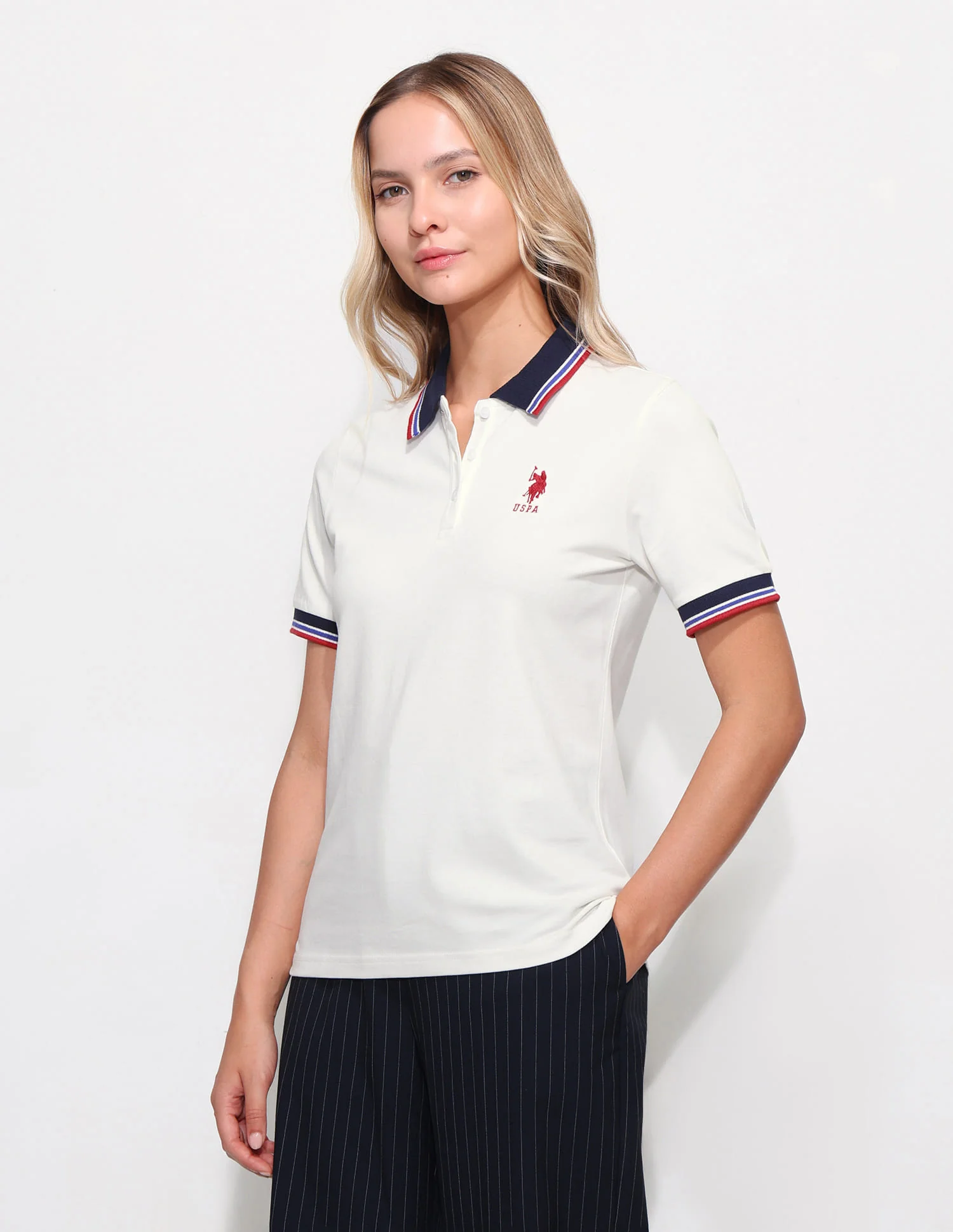 Regular Fit Contrast Collar Polo Shirt - Image 4