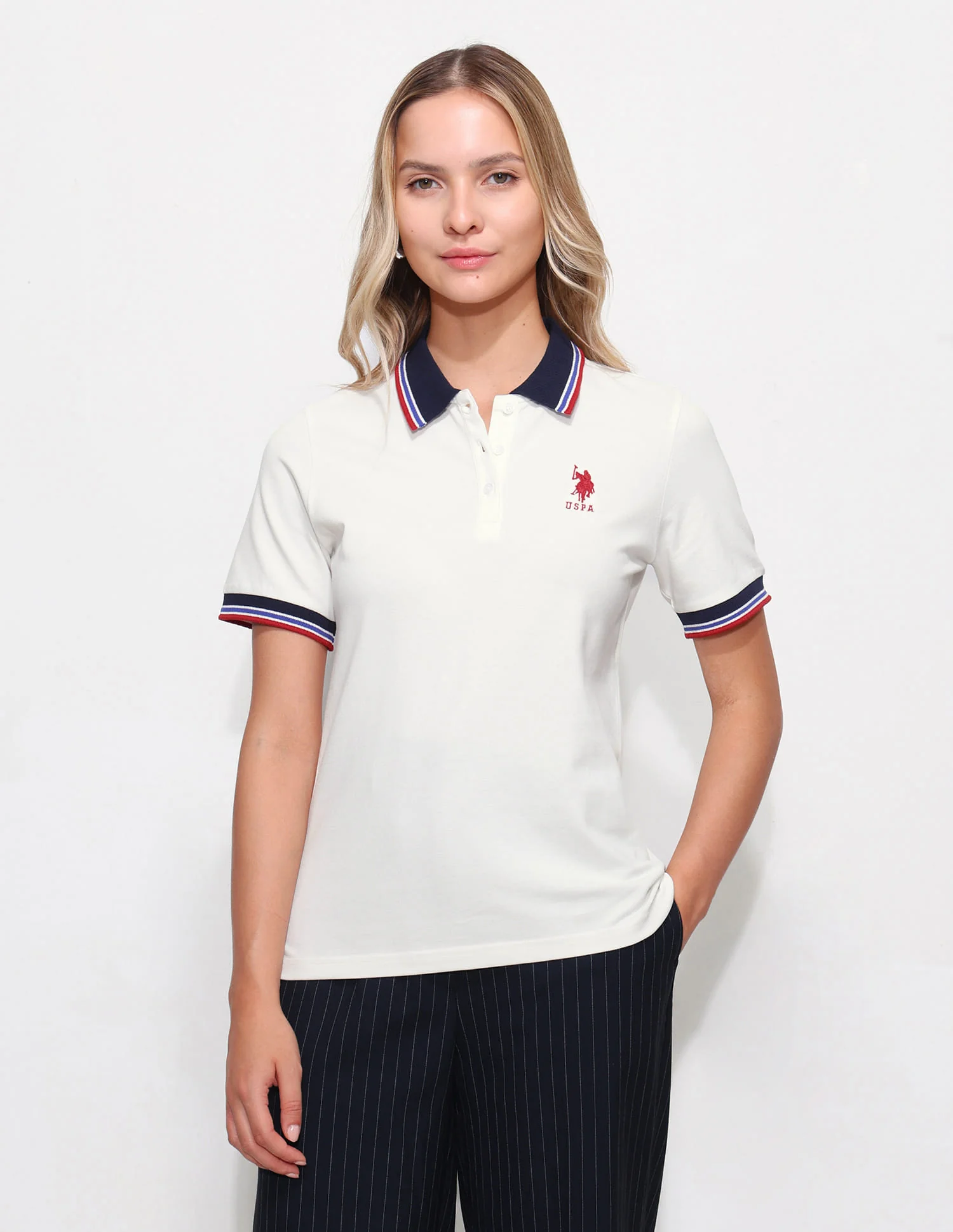 Regular Fit Contrast Collar Polo Shirt - Image 6