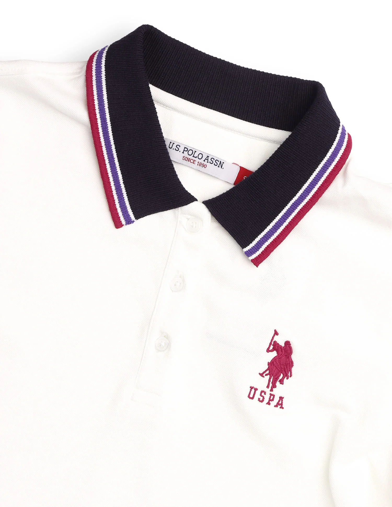 Regular Fit Contrast Collar Polo Shirt - Image 8