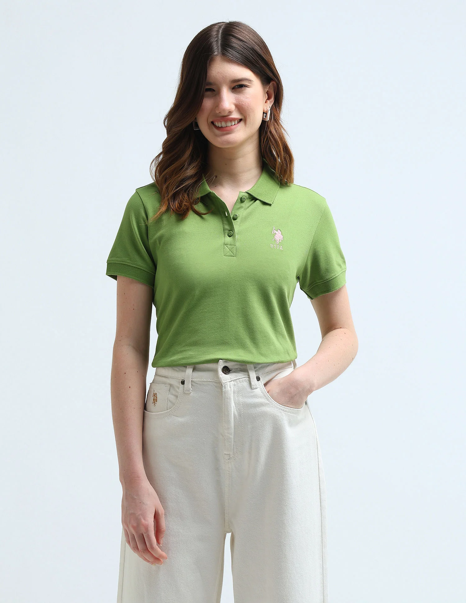 Regular Fit Cotton Polo Shirt - Image 6