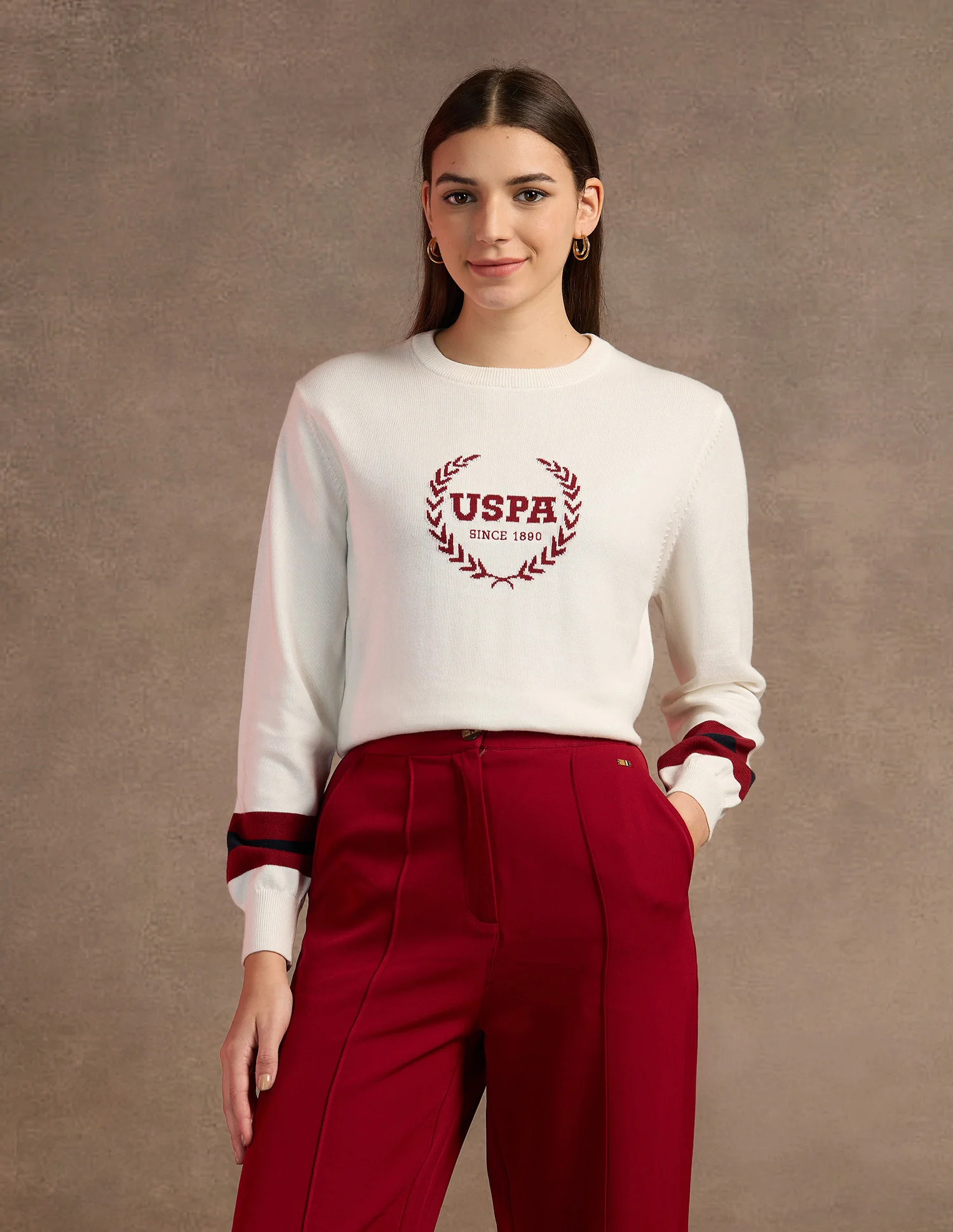 Regular Fit Cotton Sweater - Image 6