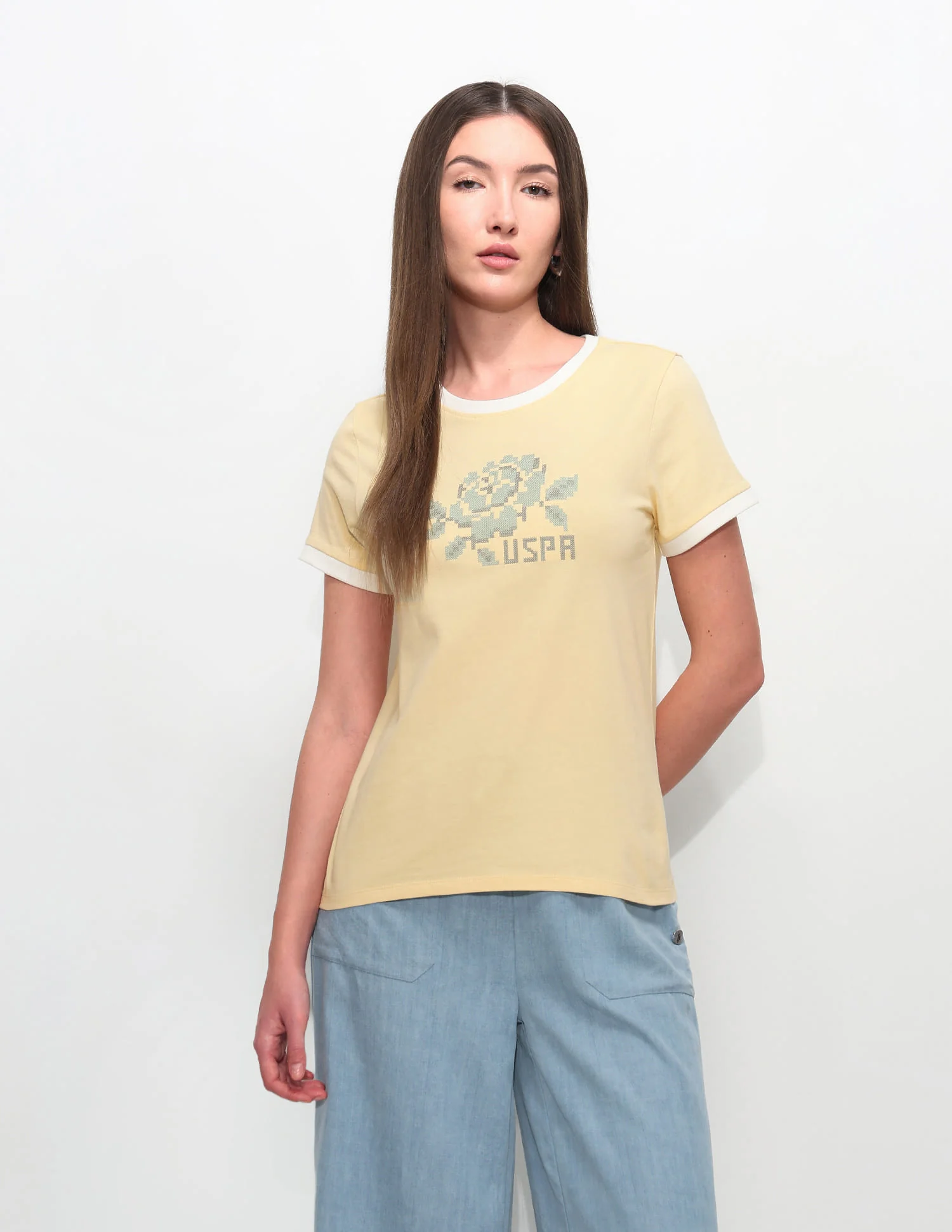 Regular Fit Floral Printed T-Shirt - Image 6