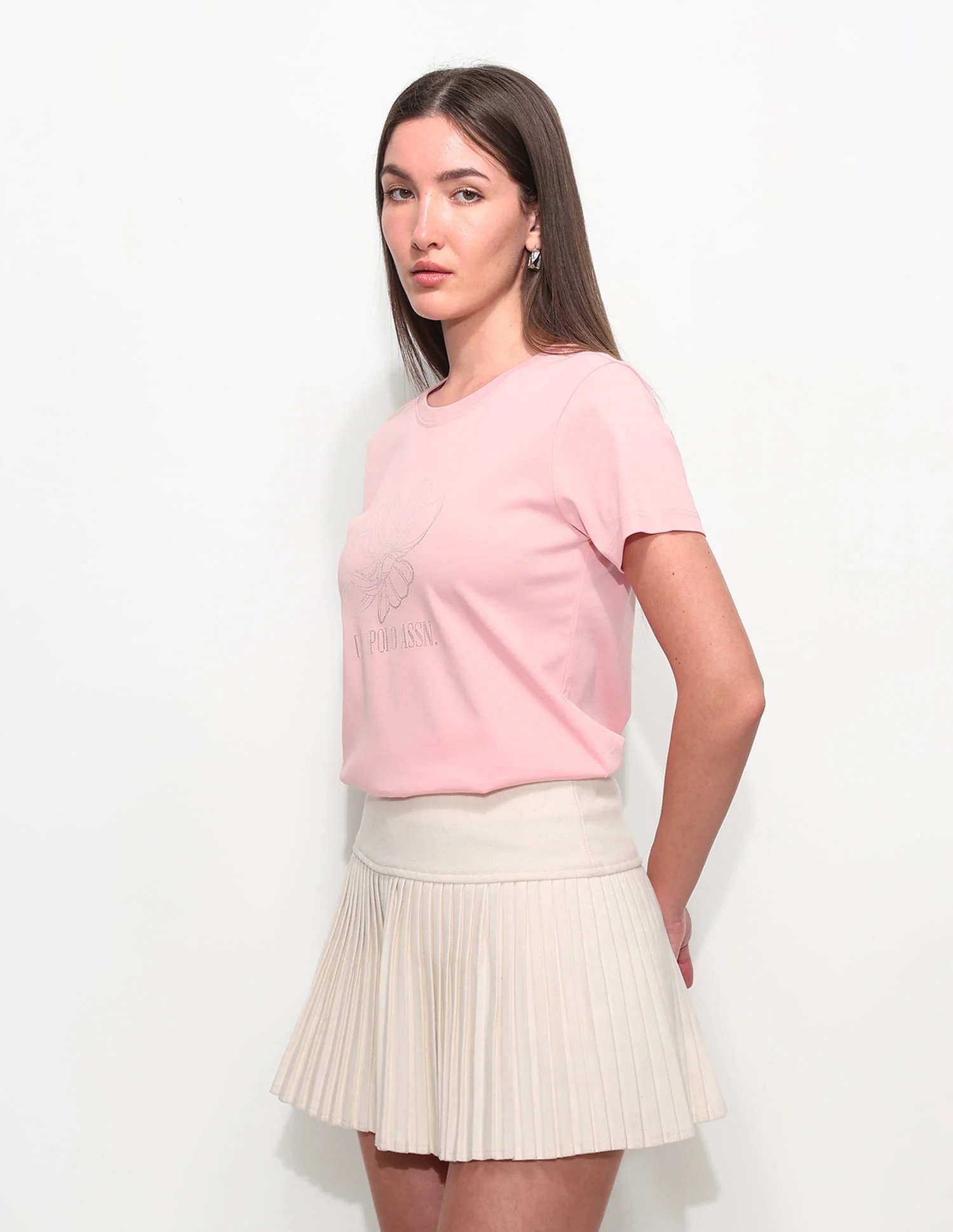 Regular Fit Floral Printed T-Shirt - Image 4