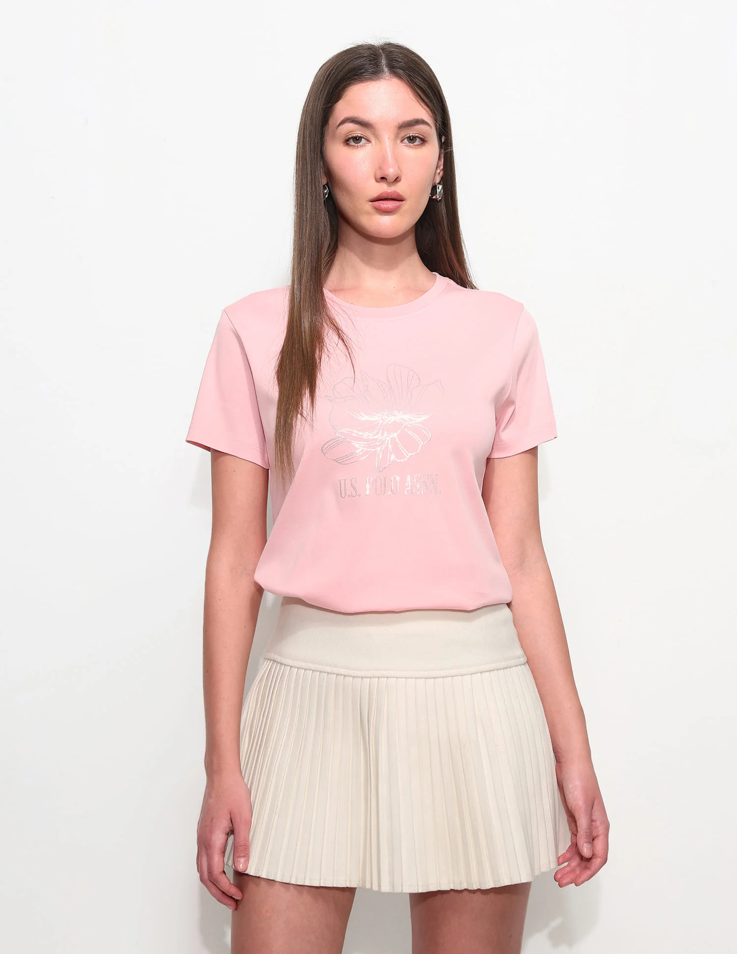 Regular Fit Floral Printed T-Shirt - Image 6