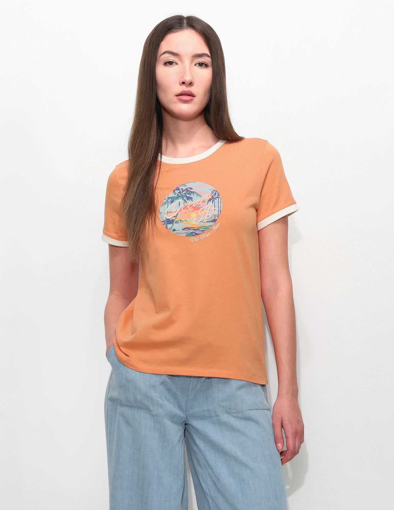 Regular Fit Graphic Printed T-Shirt - Image 6