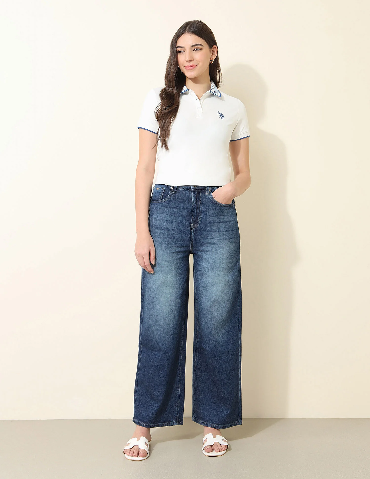 Regular Fit Jacquard Polo Shirt - Image 3