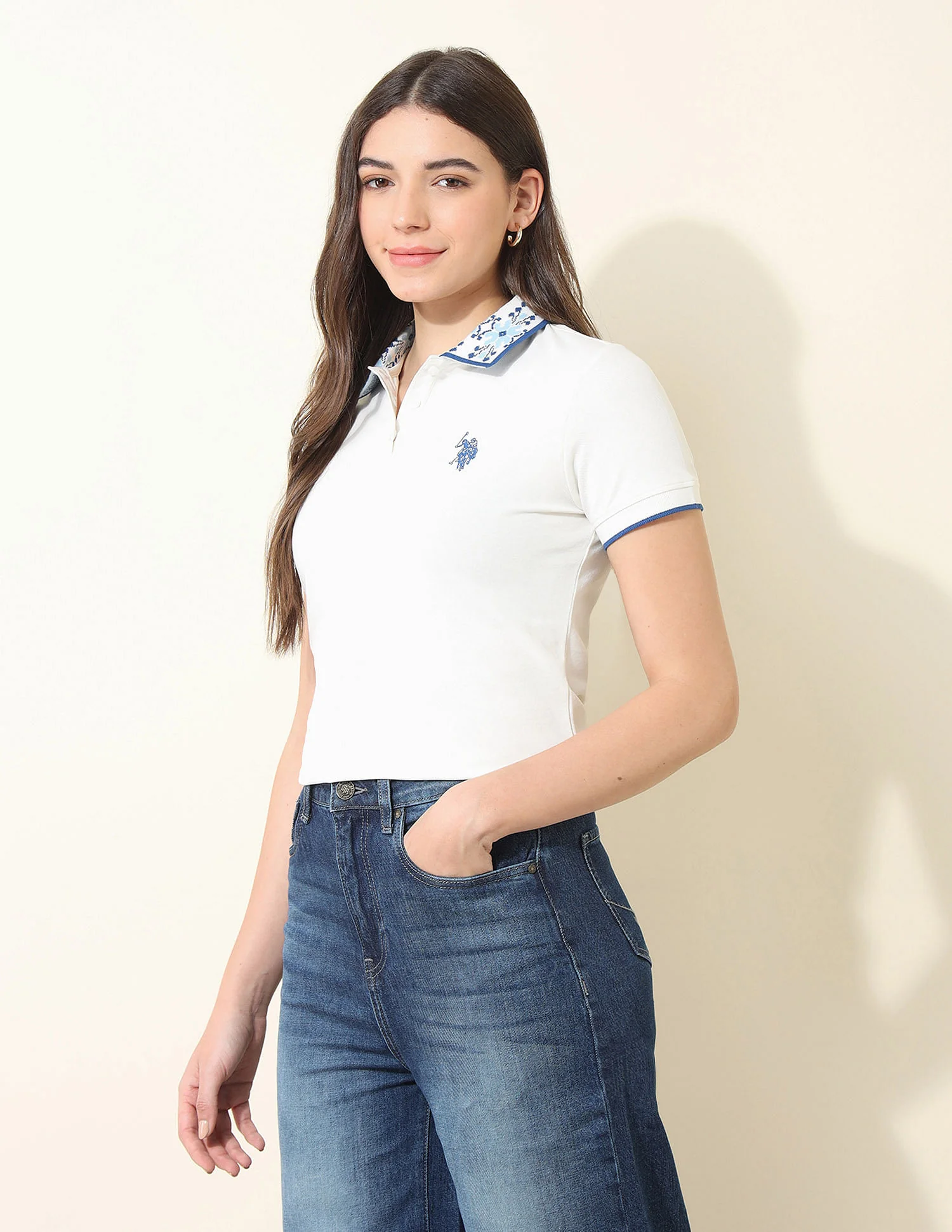Regular Fit Jacquard Polo Shirt - Image 4