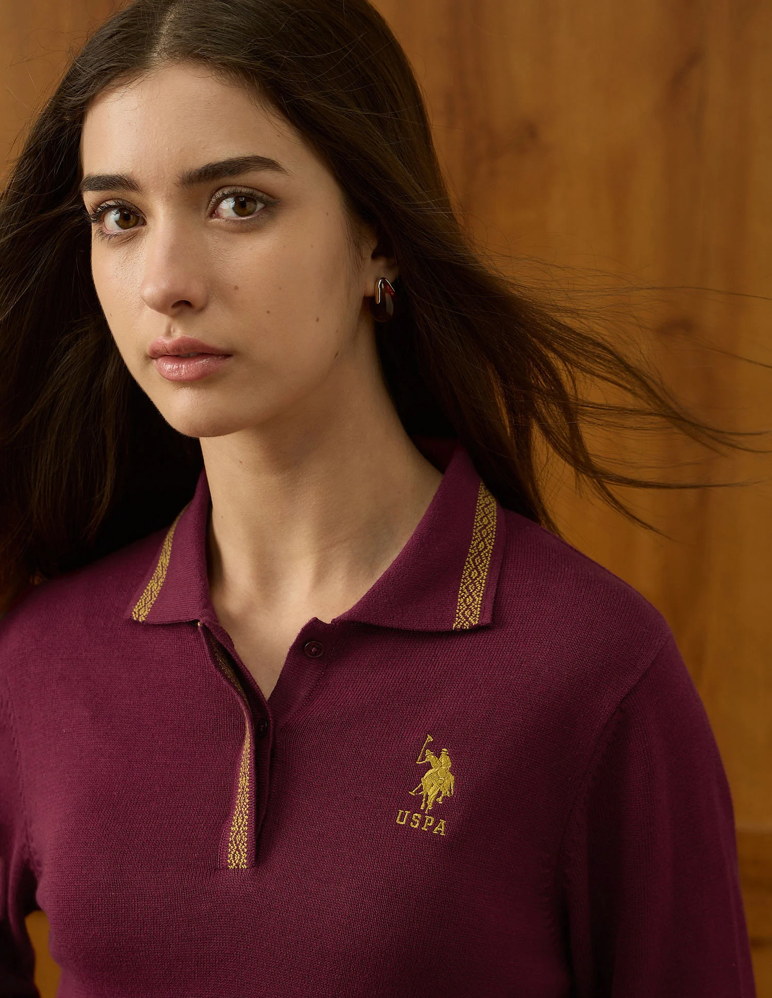 Regular Fit Polo Collar Sweater - Image 7