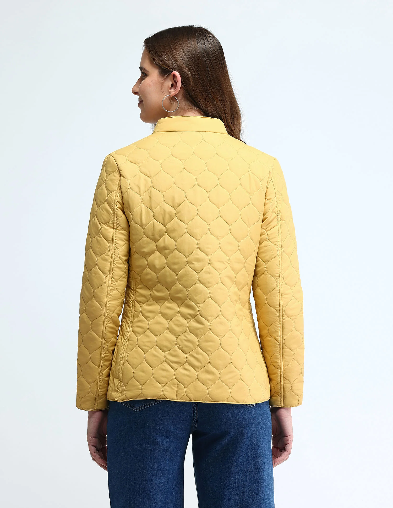 Regular Fit Quilted Jacket - Image 5