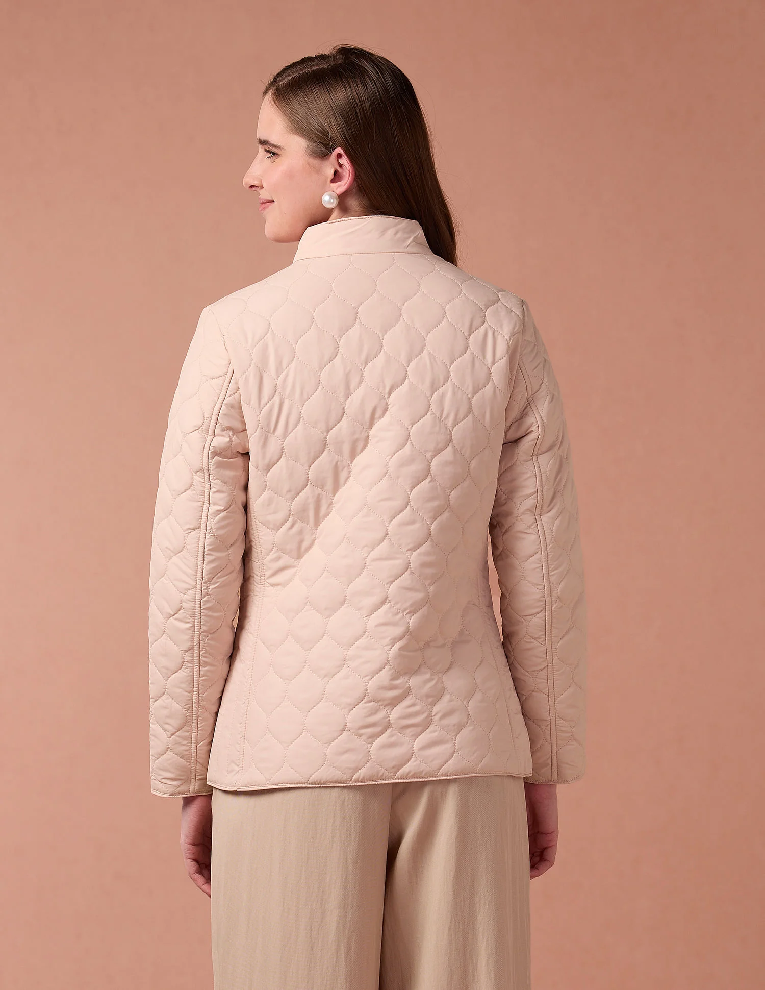 Regular Fit Quilted Jacket - Image 5