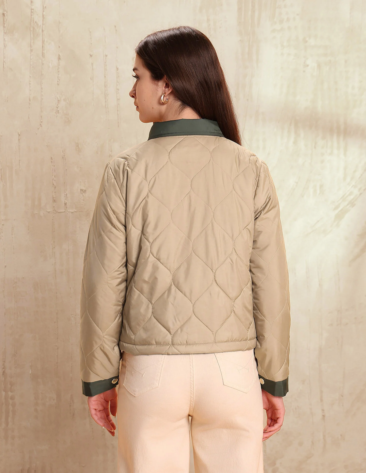 Regular Fit Quilted Jacket - Image 5