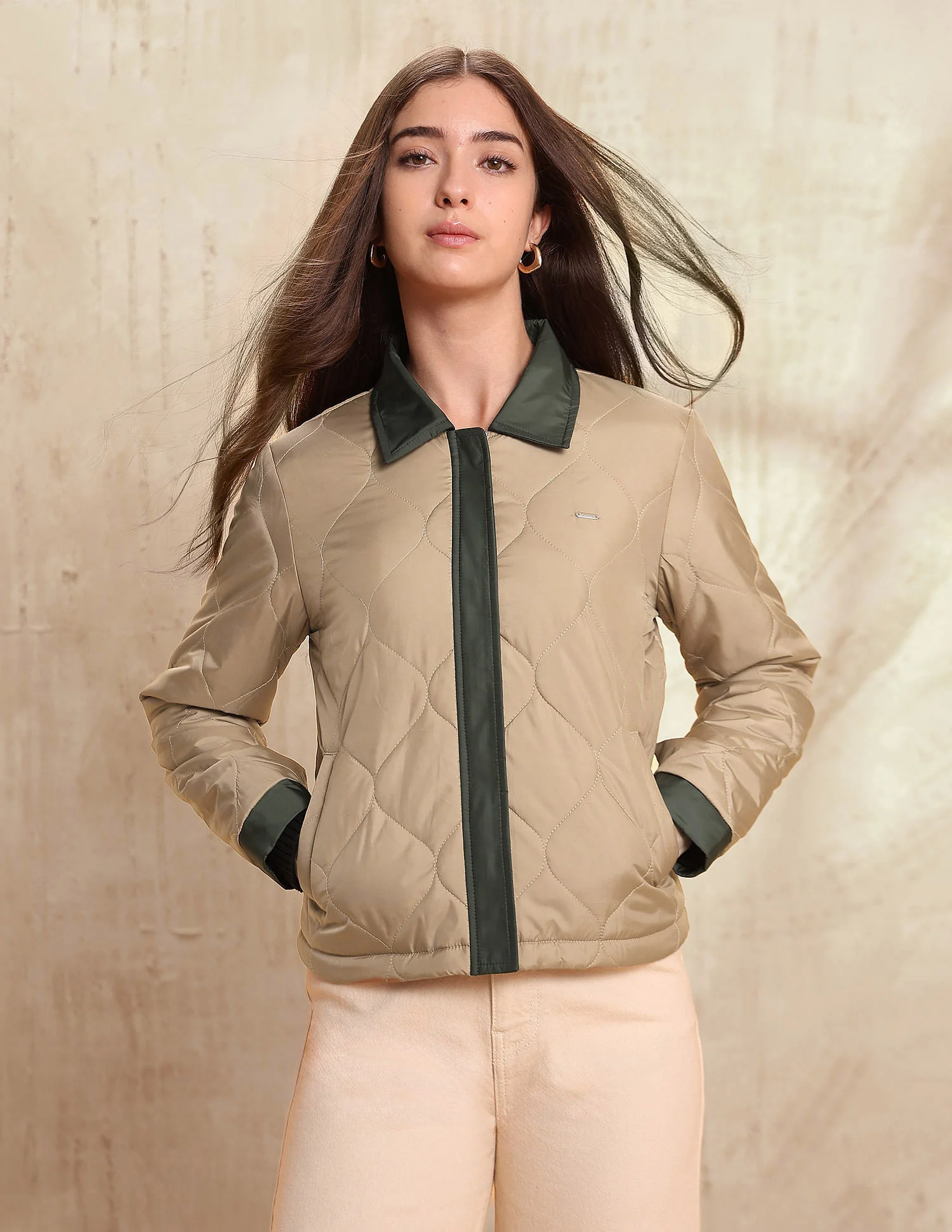 Regular Fit Quilted Jacket - Image 6