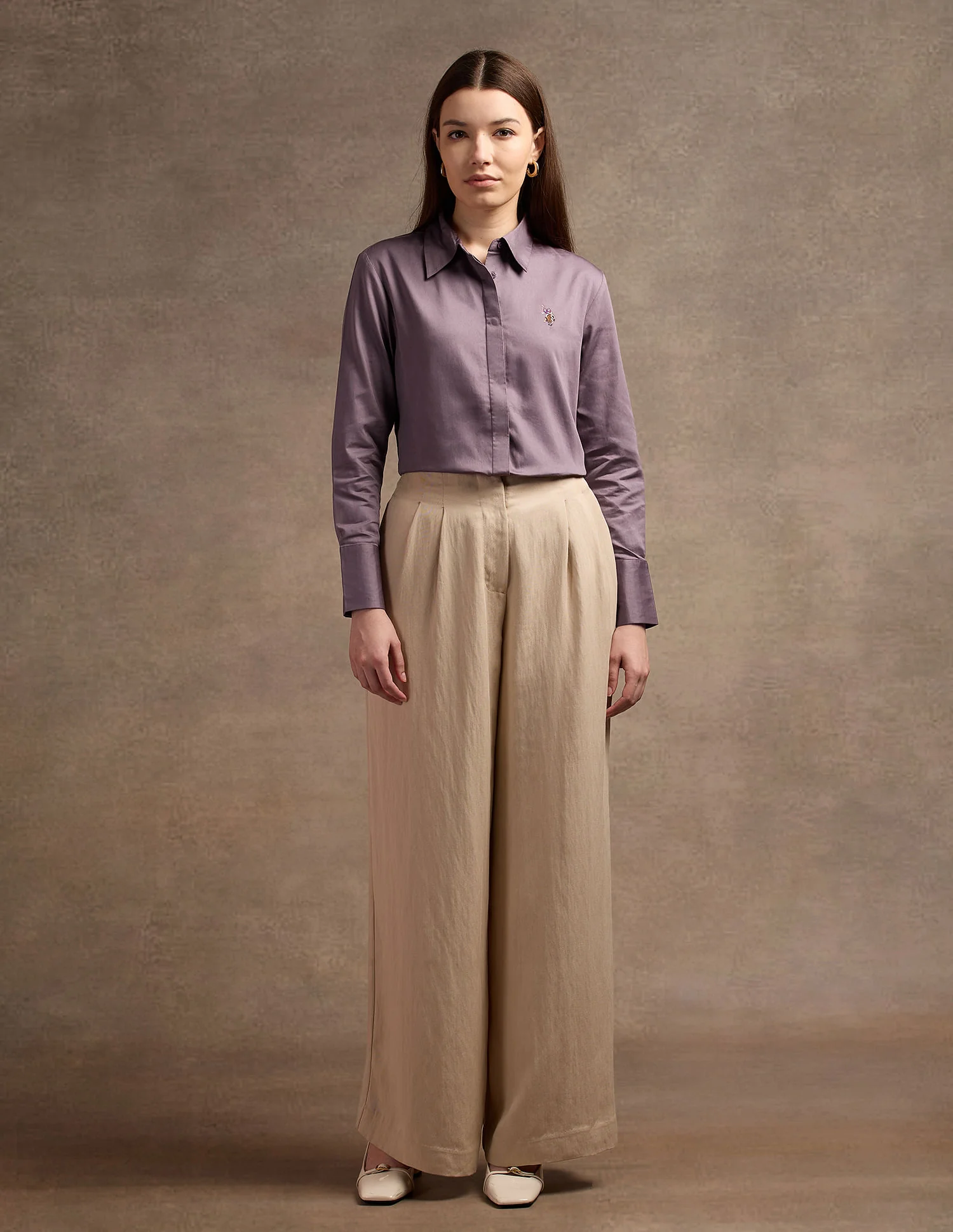 Regular Fit Satin Shirt - Image 3