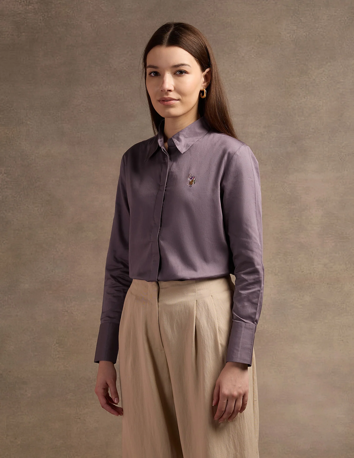 Regular Fit Satin Shirt - Image 4