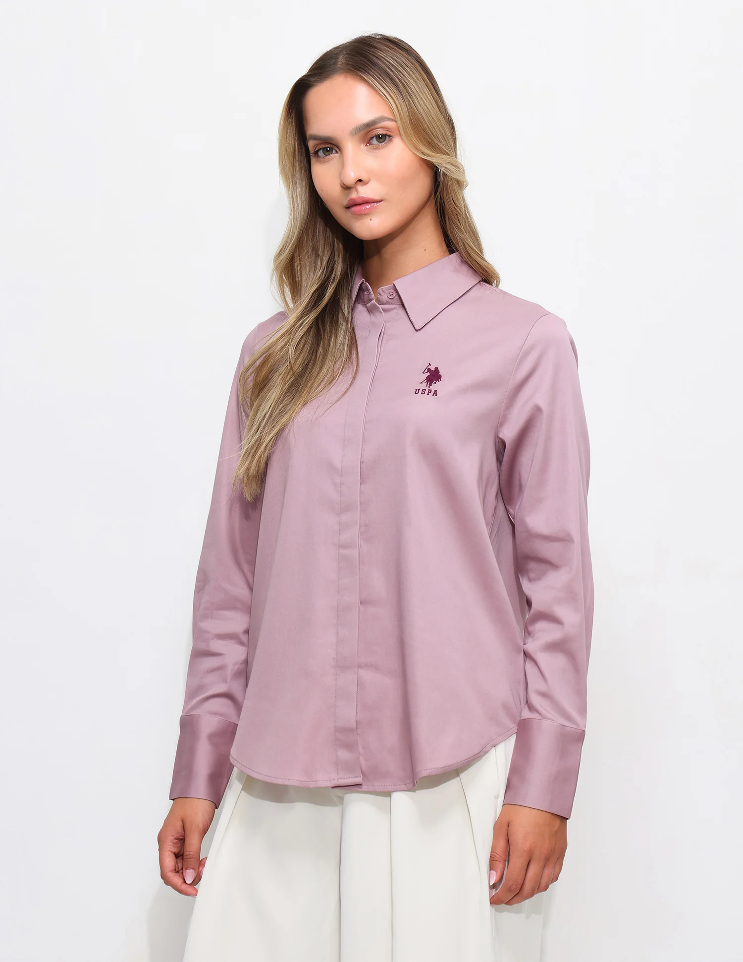 Regular Fit Satin Shirt - Image 4