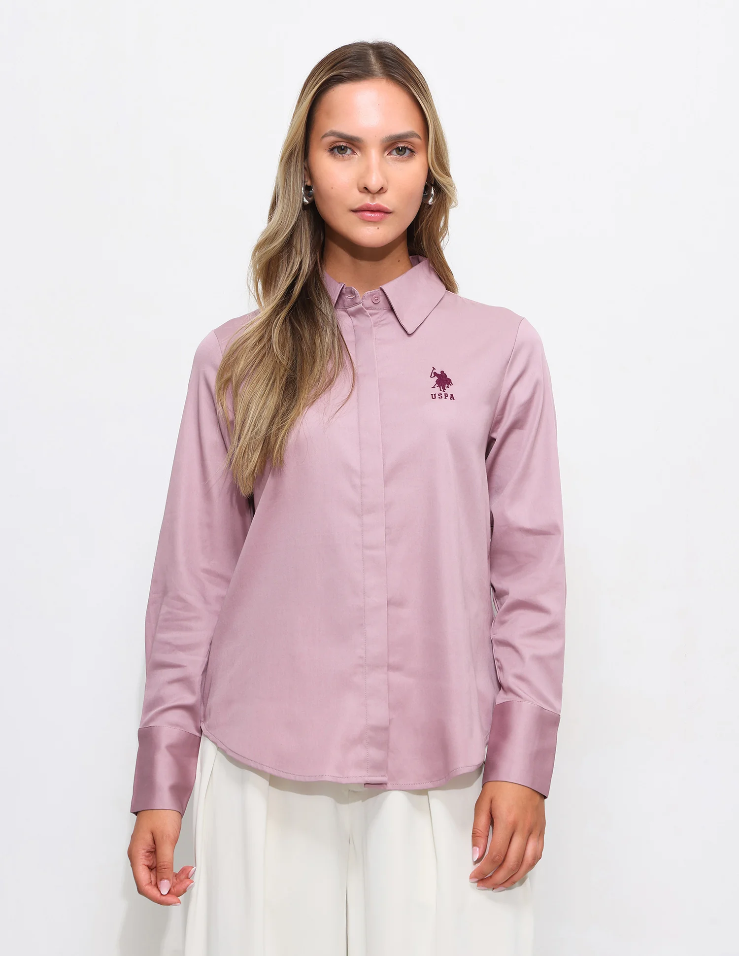 Regular Fit Satin Shirt - Image 6